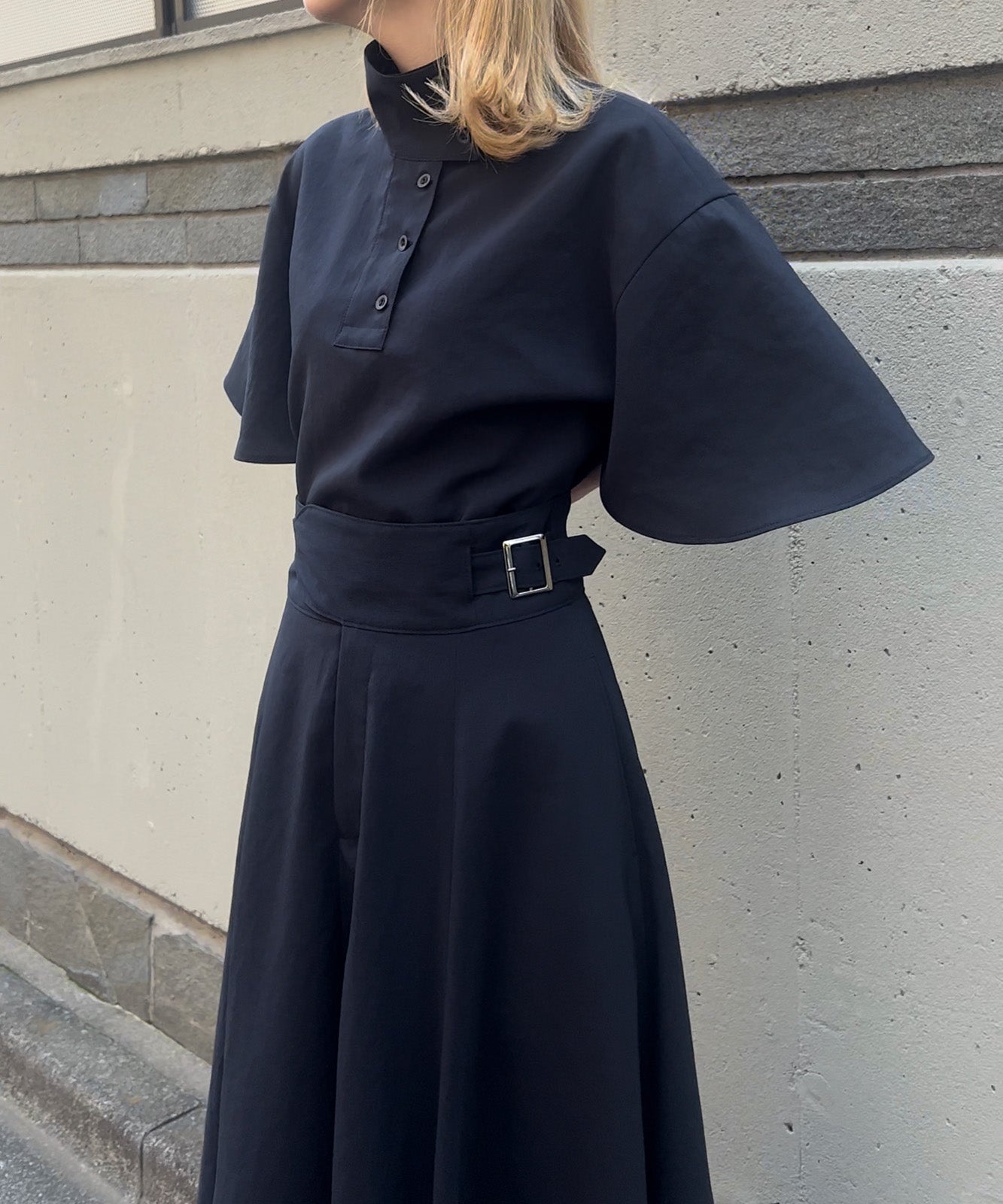 ≪在庫販売≫high twist washer blouse(ハイツイスト ワッシャーブラウス)≪2023年8月1日19:00販売開始≫