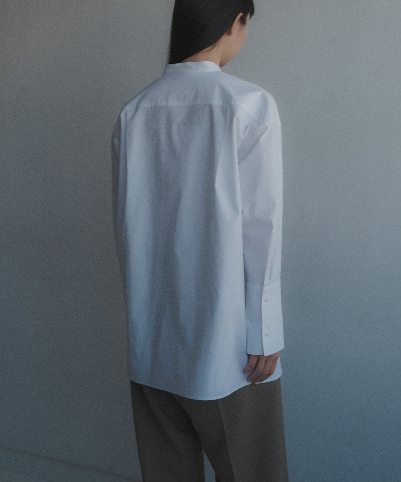 ≪在庫販売≫stand coller long blouse(スタンドカラーロングブラウス)≪2023年8月1日19:00販売開始≫