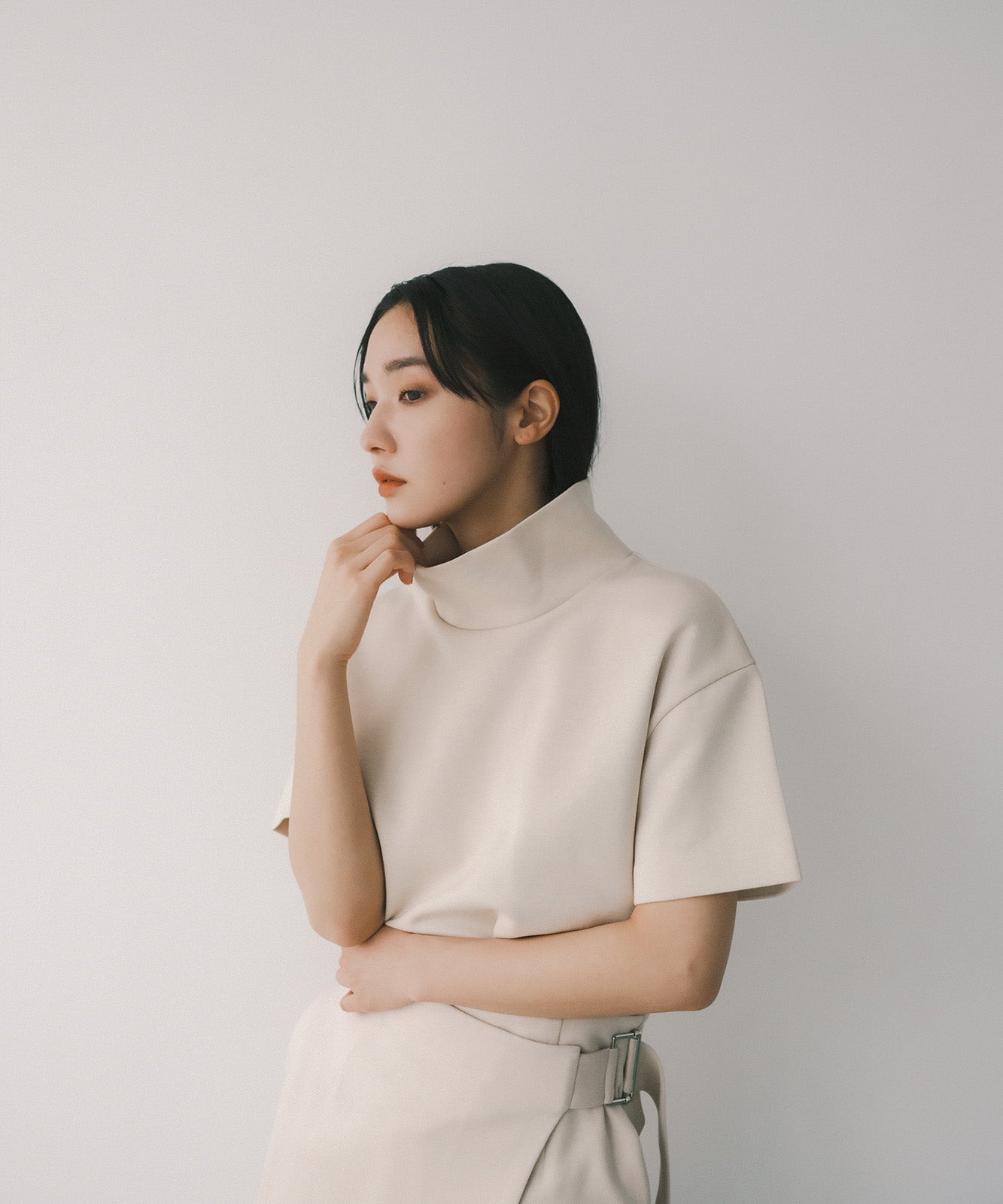 ≪在庫販売≫cardboard high neck pullover(カードボード ハイネックプルオーバー)≪2023年8月1日19:00販売開始≫