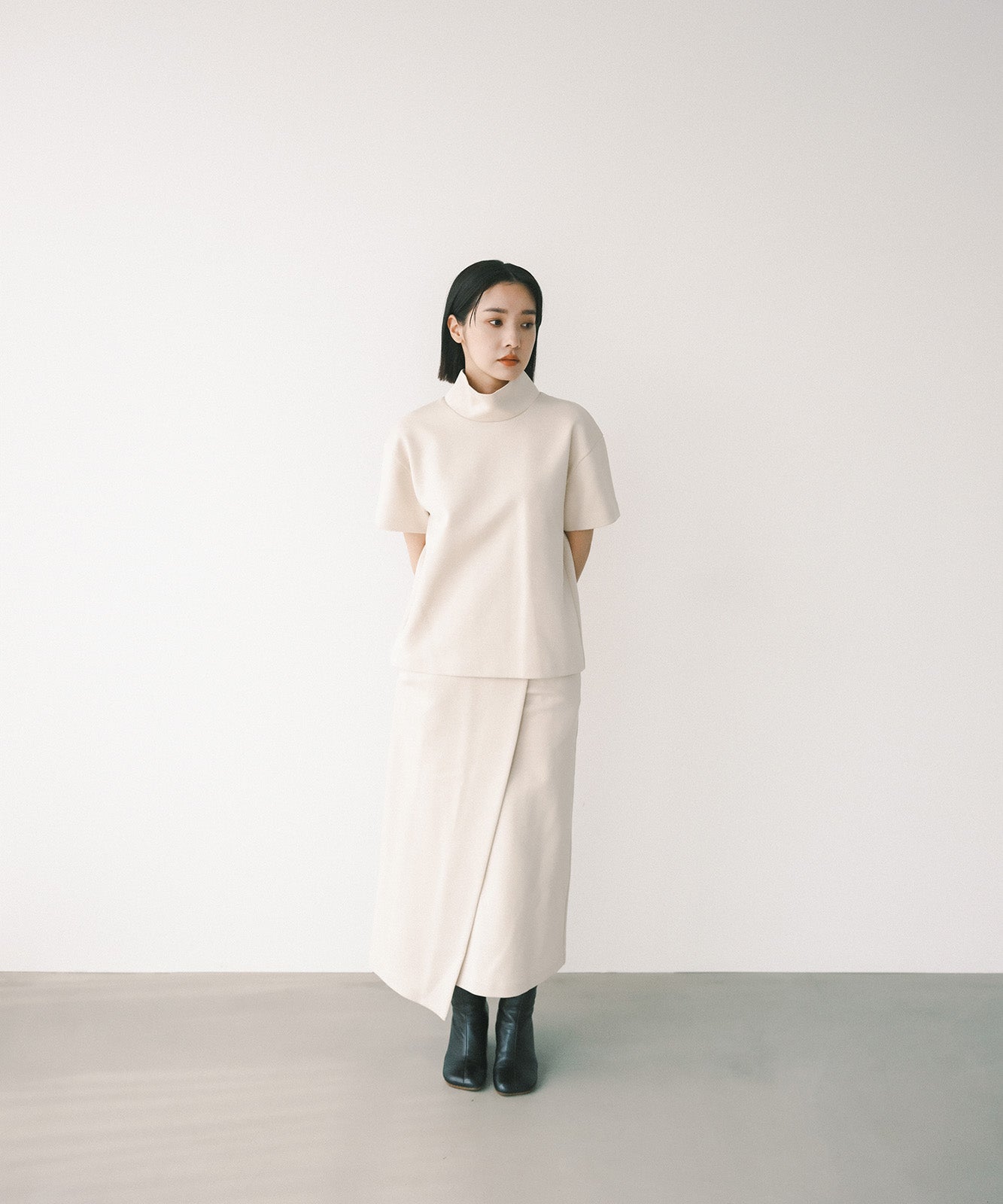 ≪在庫販売≫cardboard high neck pullover(カードボード ハイネックプルオーバー)≪2023年8月1日19:00販売開始≫