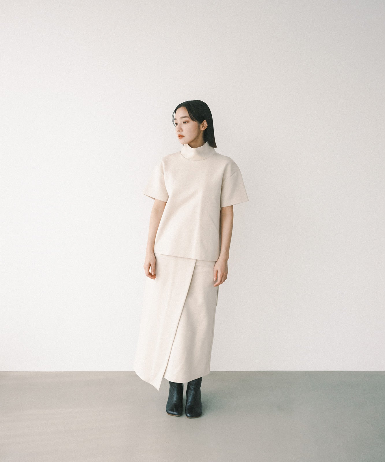 ≪在庫販売≫cardboard high neck pullover(カードボード ハイネックプルオーバー)≪2023年8月1日19:00販売開始≫