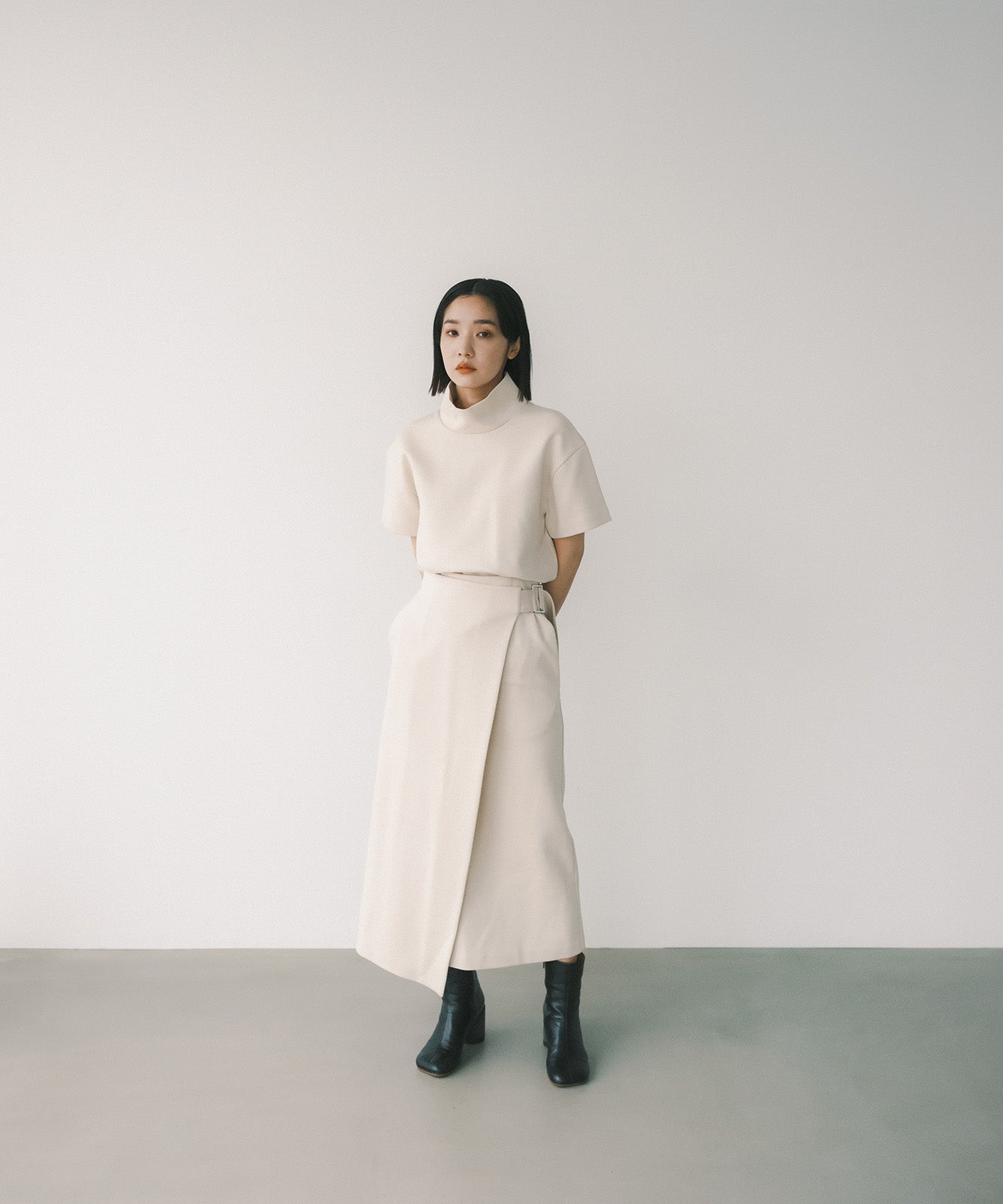 ≪在庫販売≫cardboard high neck pullover(カードボード ハイネックプルオーバー)≪2023年8月1日19:00販売開始≫