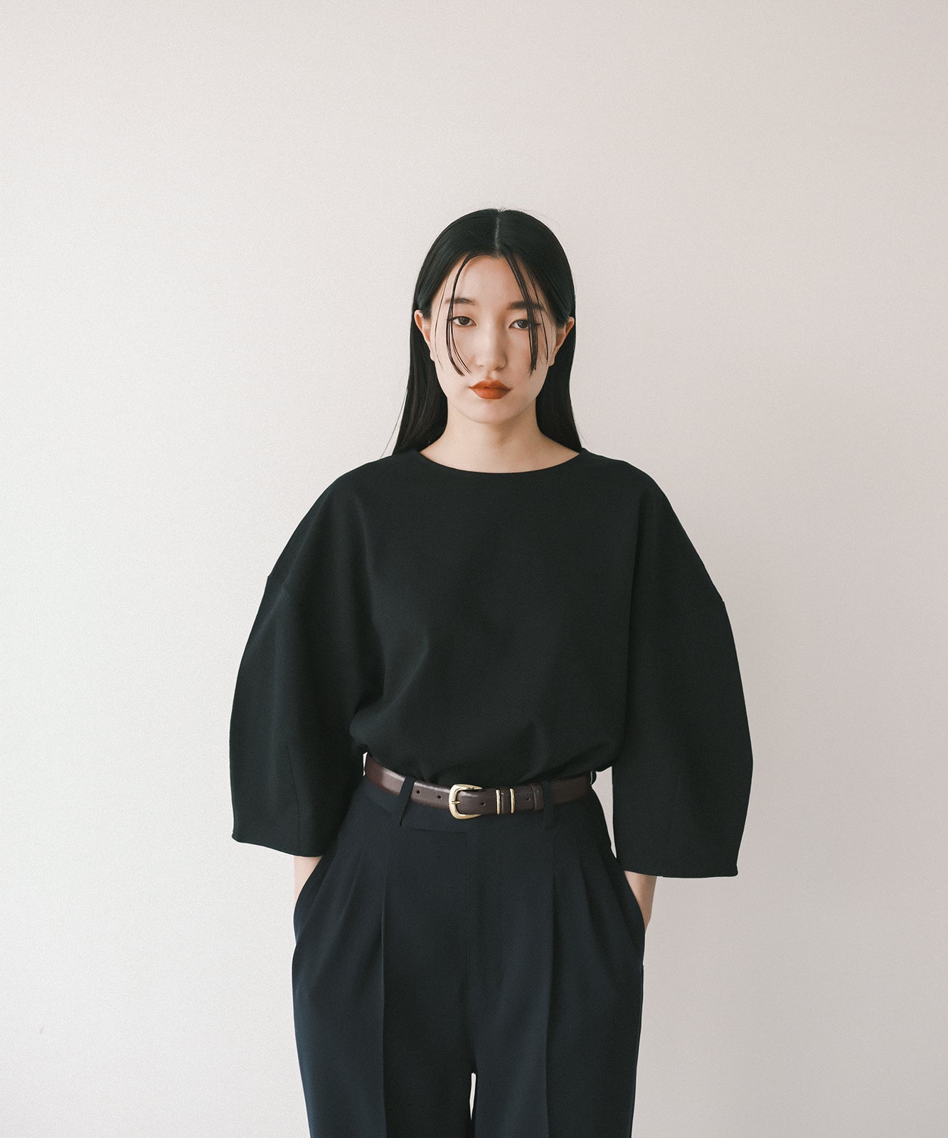 ≪在庫販売≫sode volume Tshirt(袖ボリュームTシャツ)≪2023年8月1日19:00販売開始≫