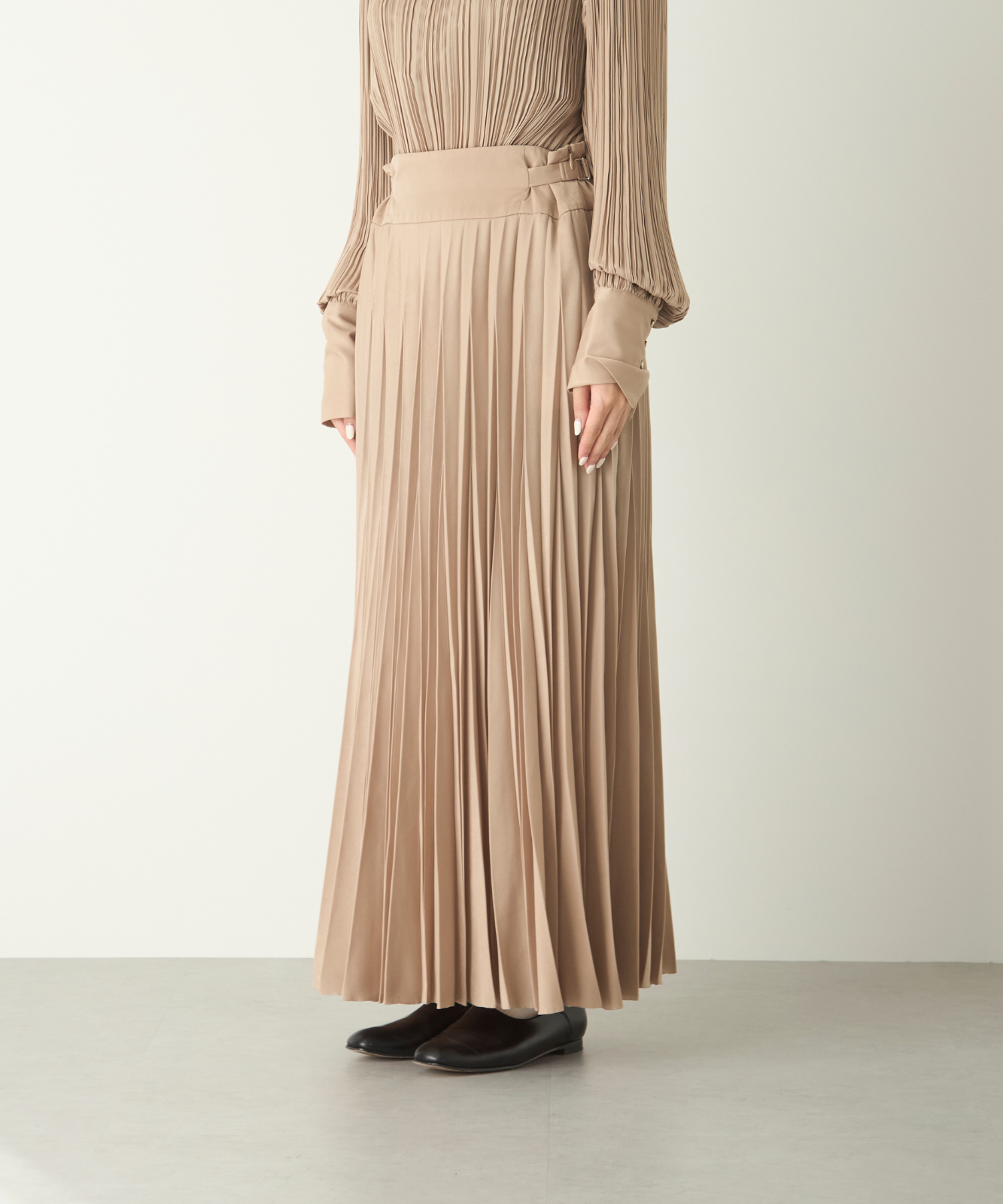 ≪通常販売≫pleats adjust skirt(プリーツアジャストスカート)