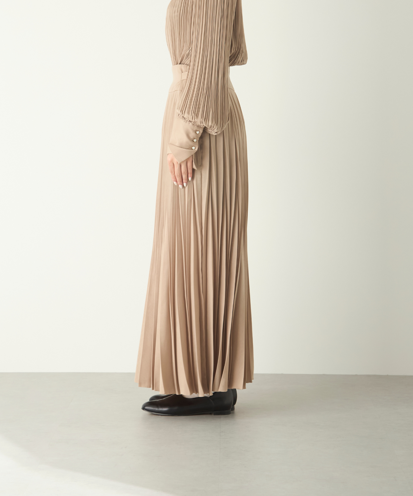 ≪通常販売≫pleats adjust skirt(プリーツアジャストスカート)