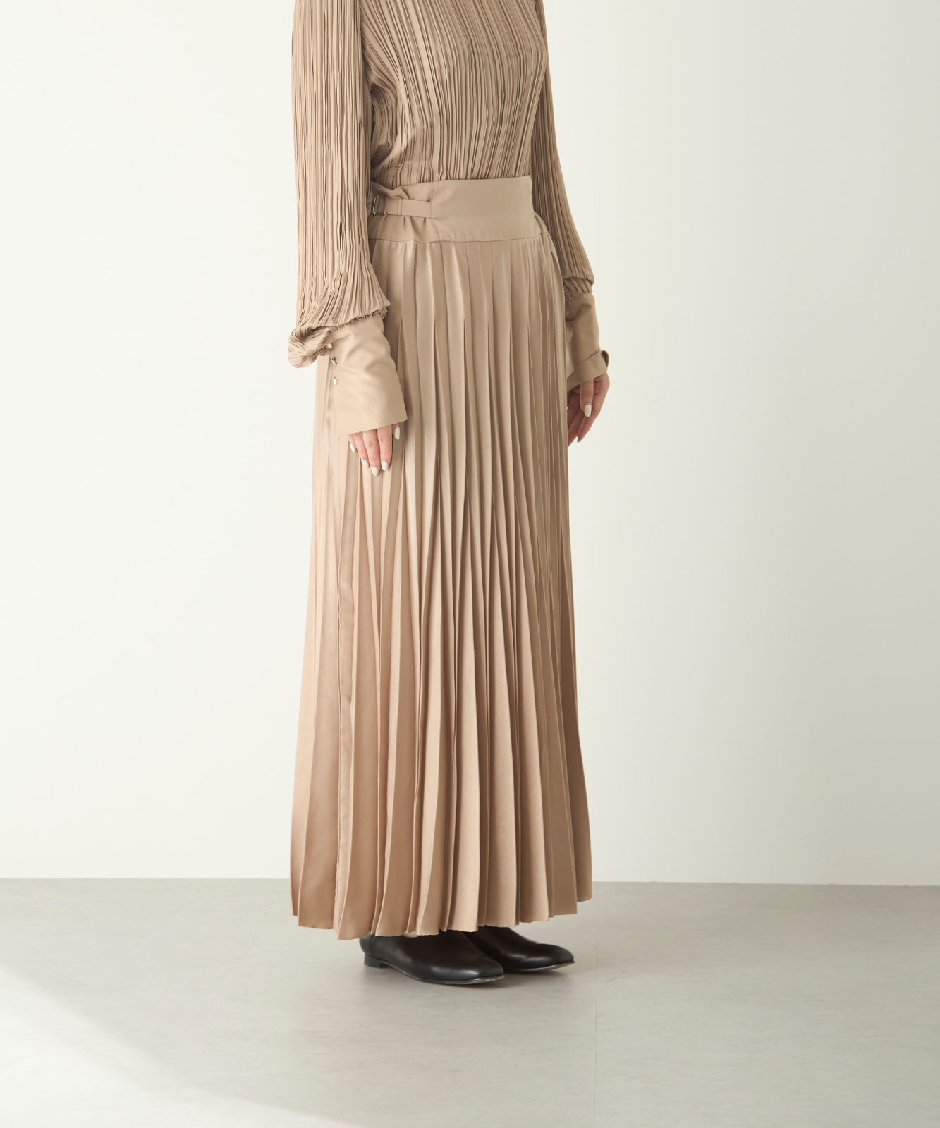≪通常販売≫pleats adjust skirt(プリーツアジャストスカート)