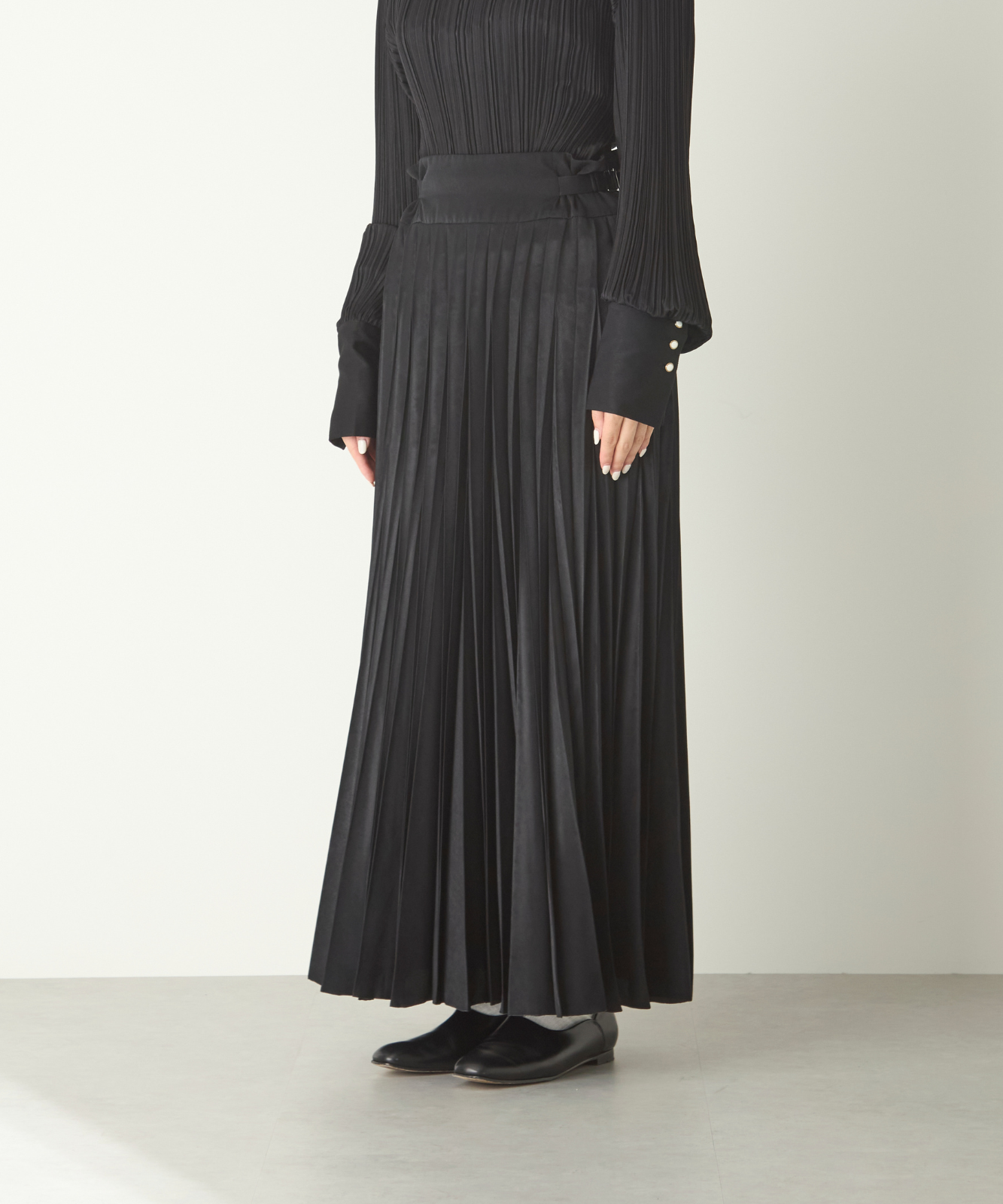 ≪通常販売≫pleats adjust skirt(プリーツアジャストスカート)