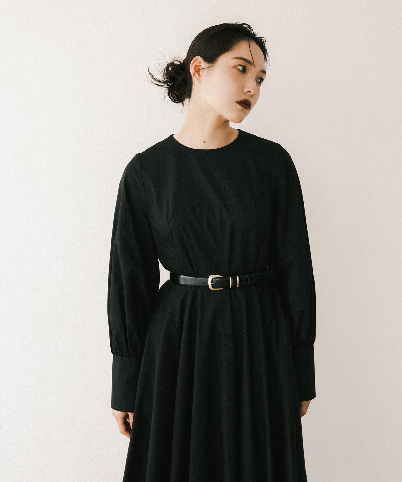 ≪予約販売≫【THE DRESS #47】 black sode powan dress(ブラック袖ぽわんドレス)≪2023年6月26日21:00≫≪2023年9月下旬発送予定≫