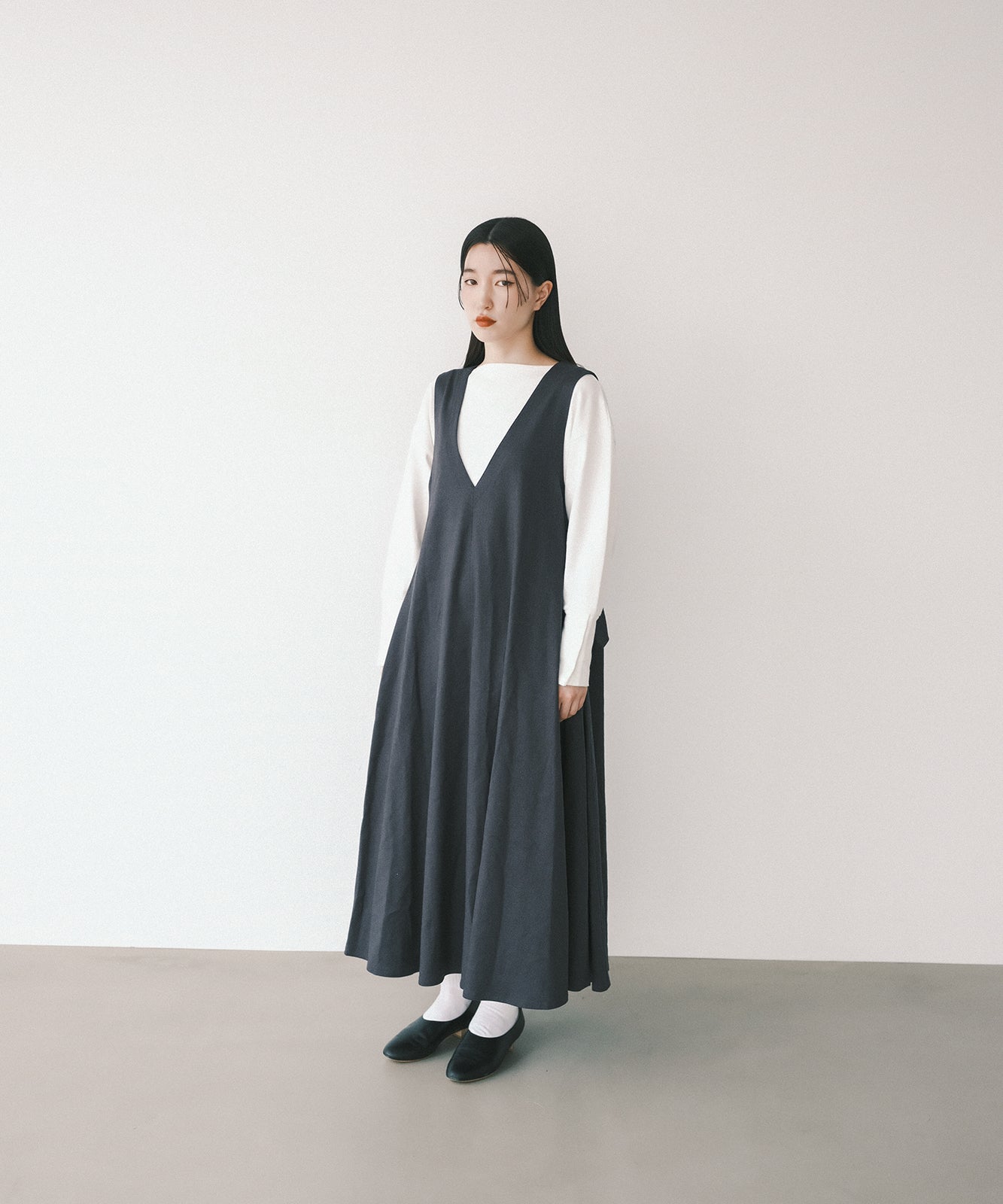 ≪在庫販売≫linen jumper skirt(リネンジャンパースカート)≪2023年6月26日21:00販売開始≫