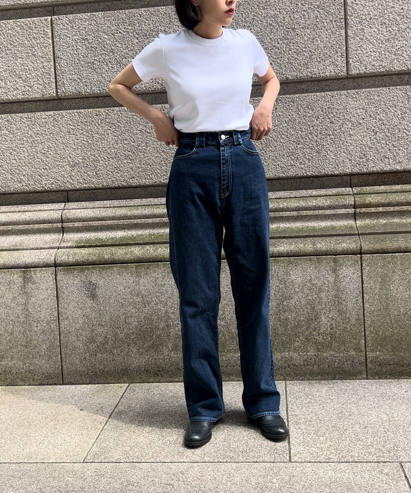 ≪在庫販売≫stretch straight denim(ストレッチストレートデニム)≪2023年10月11日15:00販売開始≫