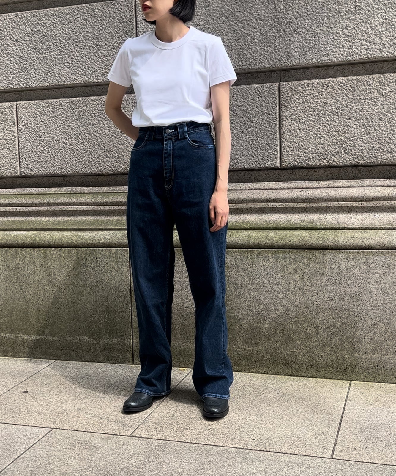 ≪予約販売≫stretch straight denim(ストレッチストレートデニム)≪2023年6月30日13:00販売開始≫≪2023年10月上旬発送予定≫
