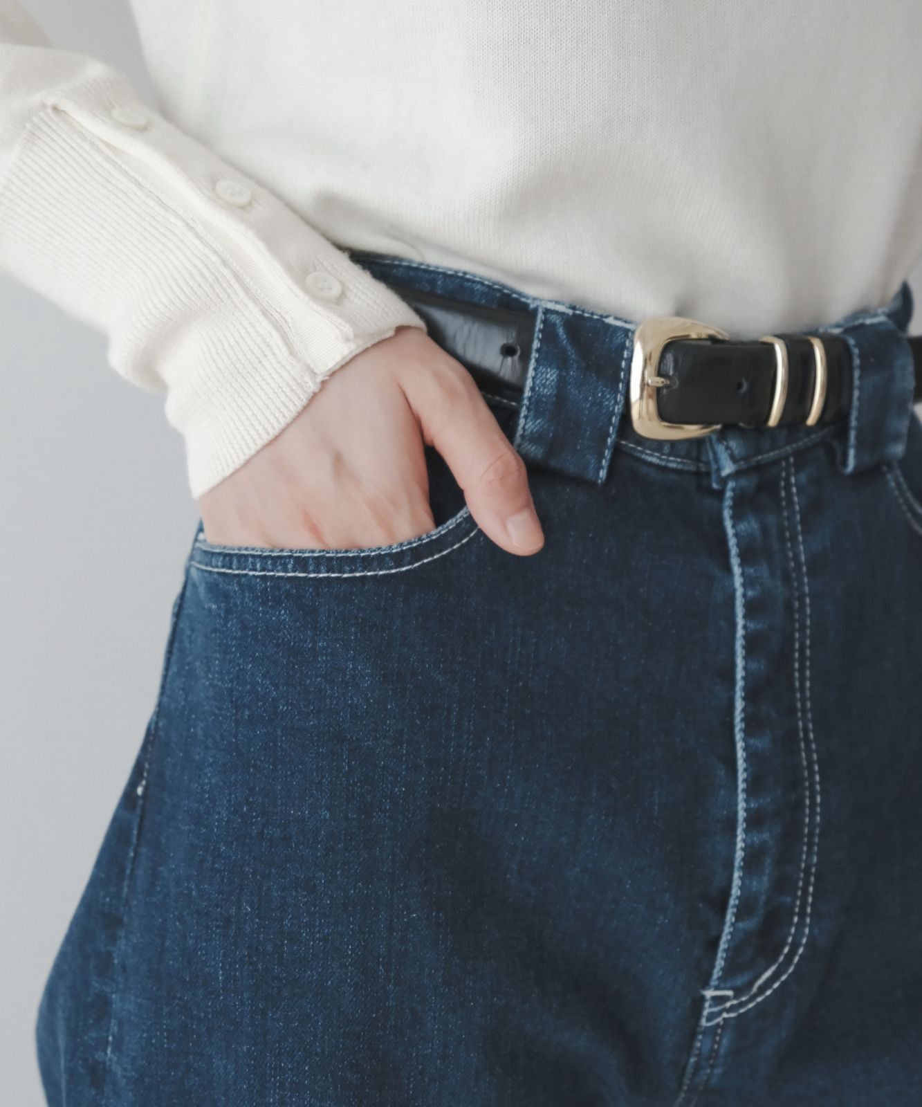 ≪在庫販売≫stretch straight denim(ストレッチストレートデニム)≪2023年10月11日15:00販売開始≫
