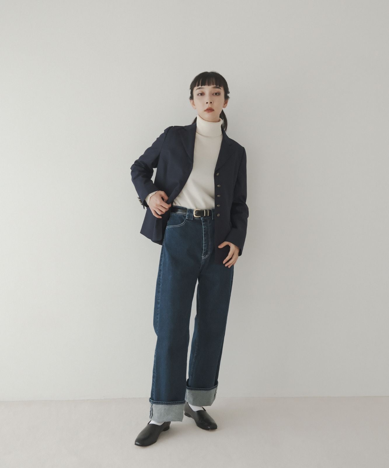 ≪在庫販売≫stretch straight denim(ストレッチストレートデニム)≪2023年10月11日15:00販売開始≫