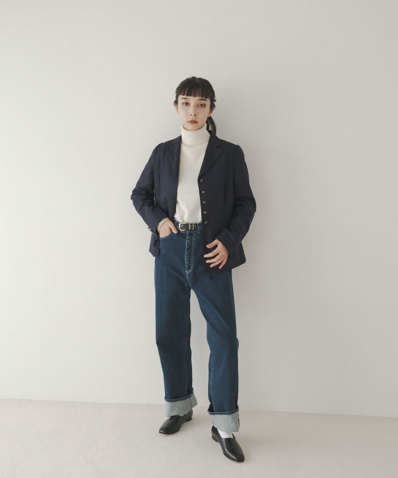 ≪在庫販売≫stretch straight denim(ストレッチストレートデニム)≪2023年10月11日15:00販売開始≫