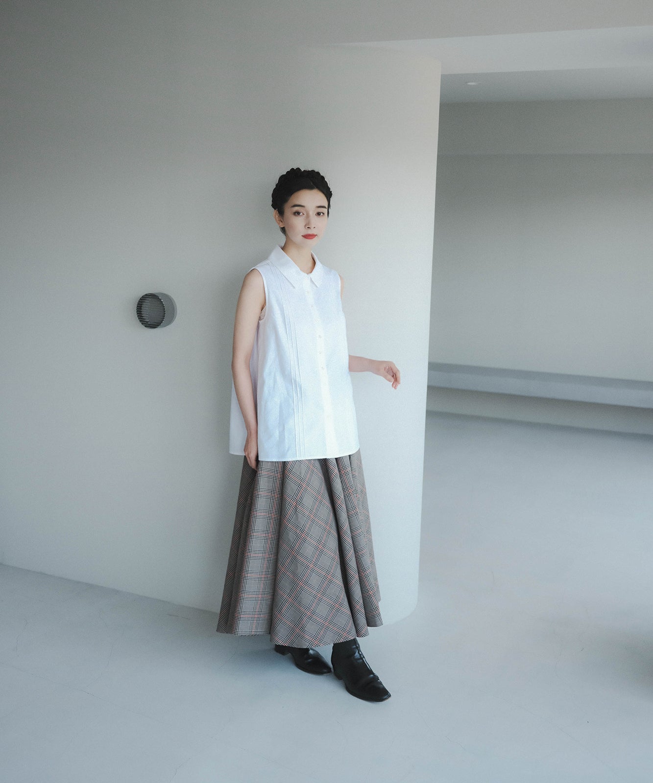 ≪予約販売≫cotton linen no sleeve blouse(コットンリネンノースリーブブラウス)≪2023年5月19日13:00販売開始≫≪2023年7月下旬発送予定≫