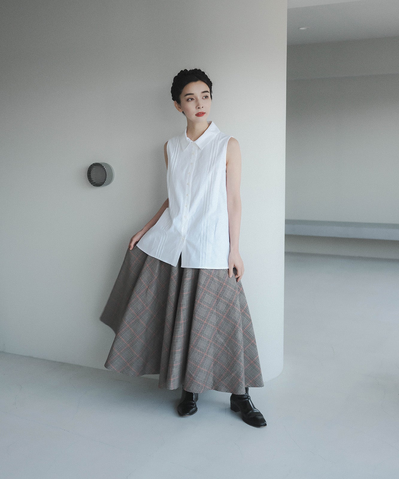 ≪予約販売≫cotton linen no sleeve blouse(コットンリネンノースリーブブラウス)≪2023年5月19日13:00販売開始≫≪2023年7月下旬発送予定≫