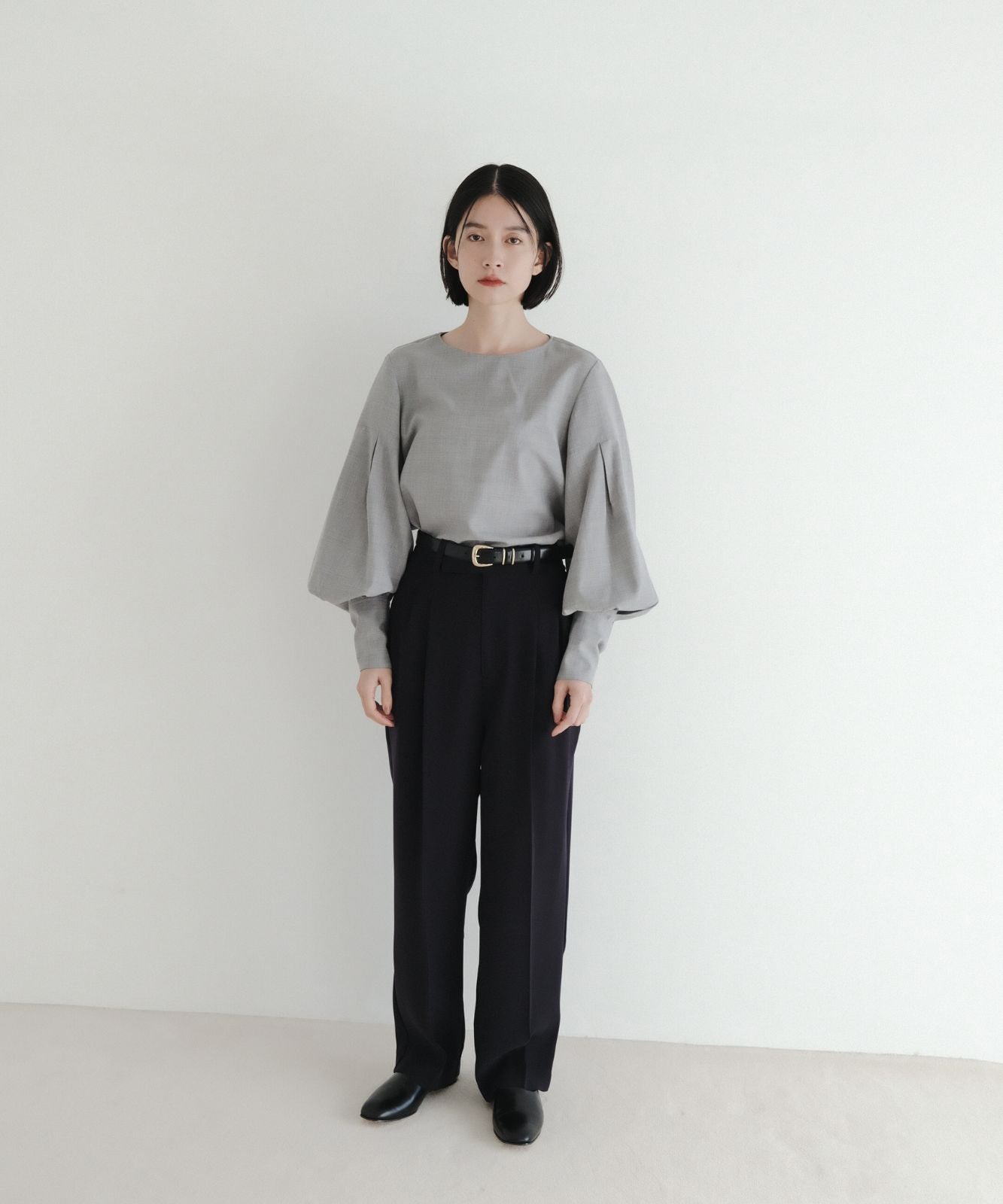 ≪通常販売≫easy wool toro blouse(イージーウールトロブラウス)