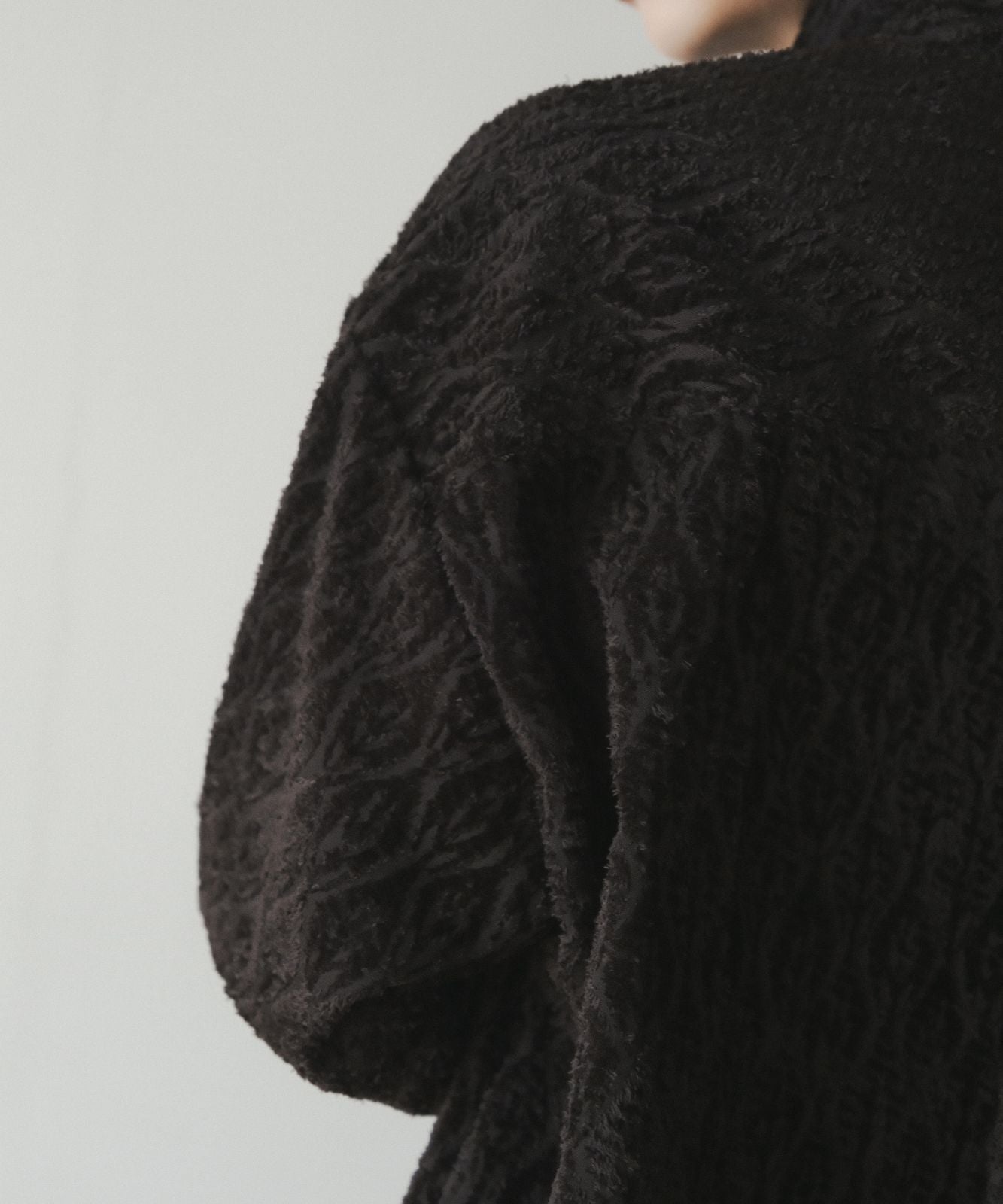 ≪予約販売≫"shibafu" highneck jacquard long blouse("shibafu" ハイネックジャカードロングブラウス)≪2023年10月30日15:00販売開始≫≪2024年1月下旬以降発送予定≫