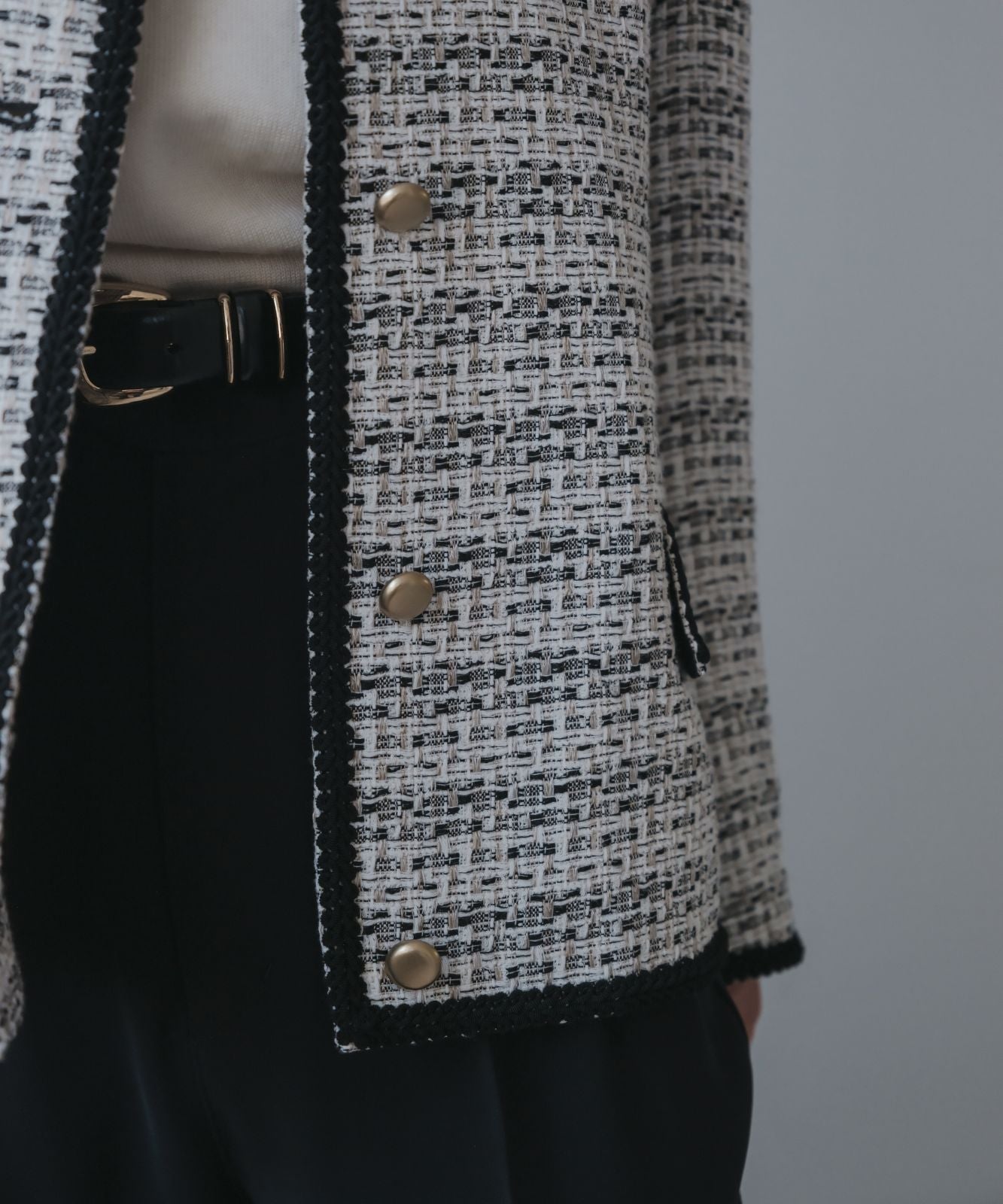 ≪予約販売≫pripela tweed jacket(プリペラツイードジャケット)≪2023年8月23日19:00販売開始≫≪2023年12月下旬発送予定≫
