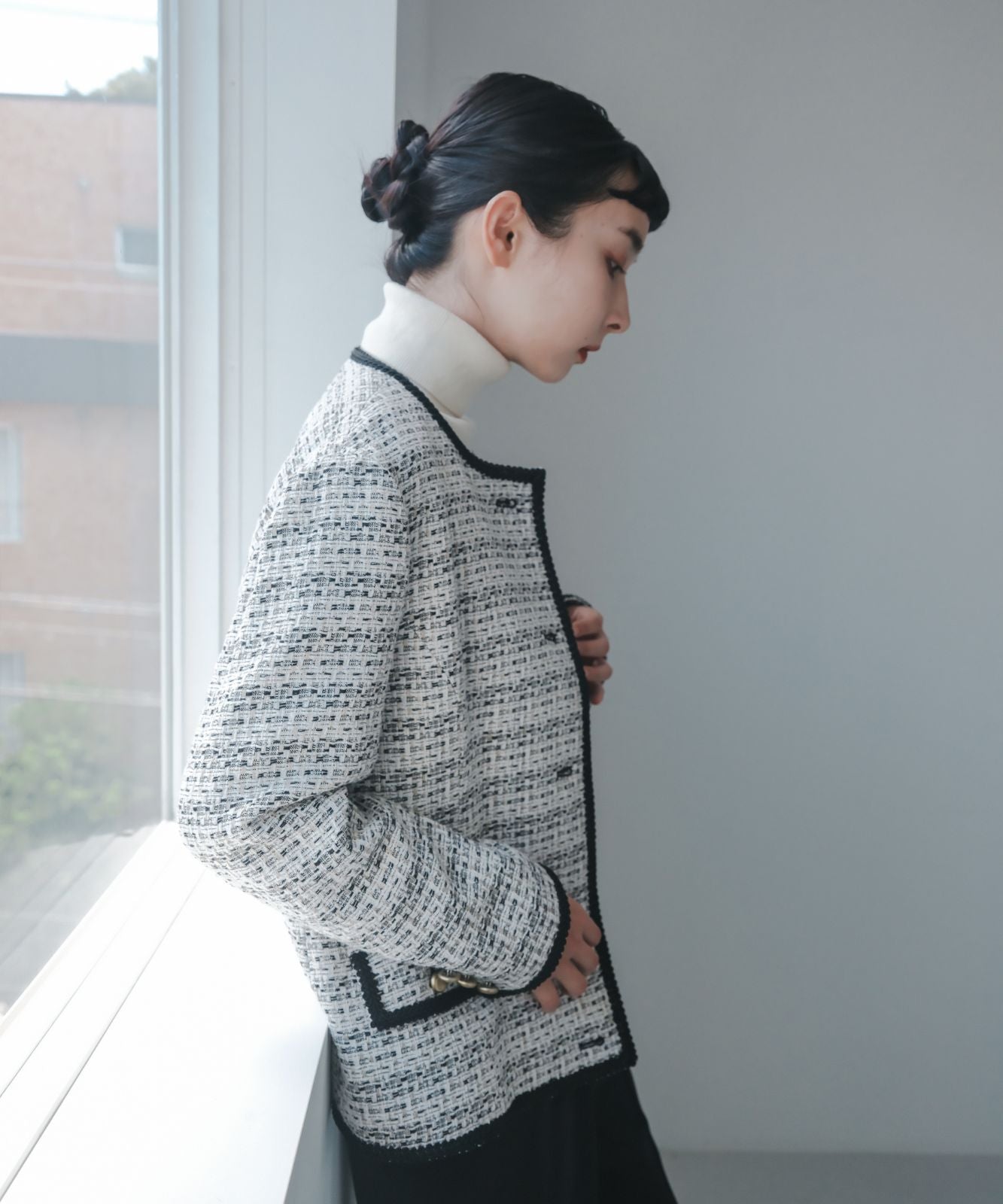 ≪予約販売≫pripela tweed jacket(プリペラツイードジャケット)≪2023年8月23日19:00販売開始≫≪2023年12月下旬発送予定≫