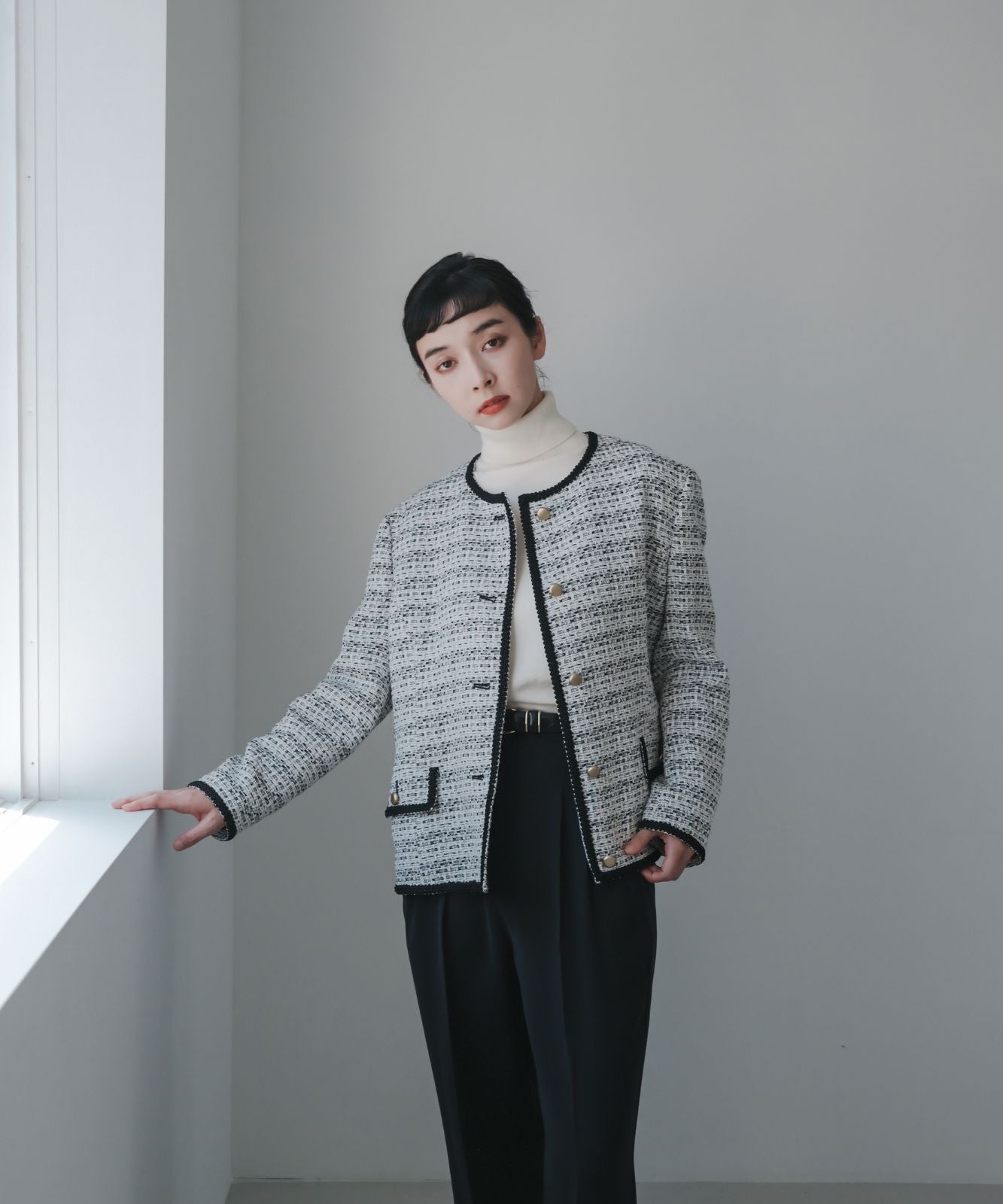 ≪予約販売≫pripela tweed jacket(プリペラツイードジャケット)≪2023年8月23日19:00販売開始≫≪2023年12月下旬発送予定≫
