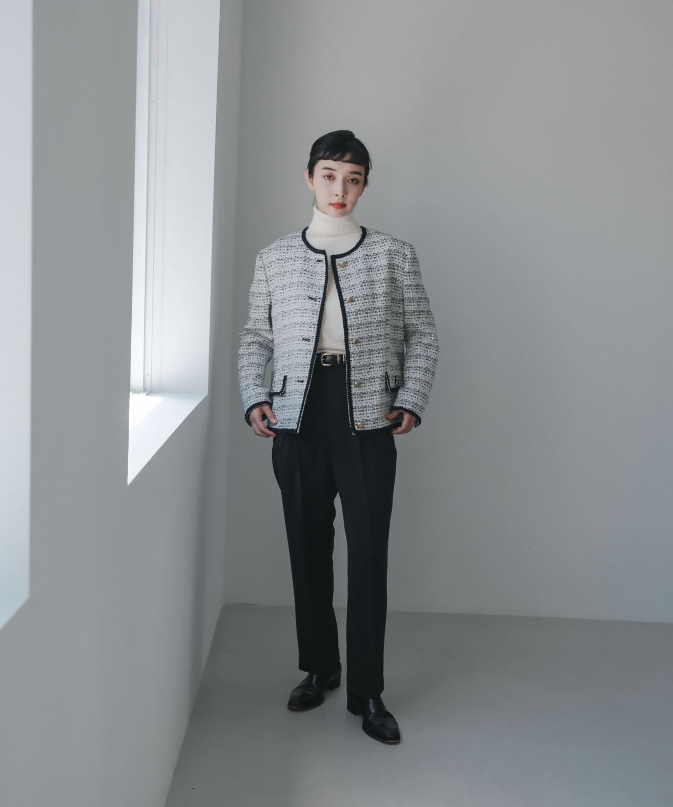 ≪予約販売≫pripela tweed jacket(プリペラツイードジャケット)≪2023年8月23日19:00販売開始≫≪2023年12月下旬発送予定≫