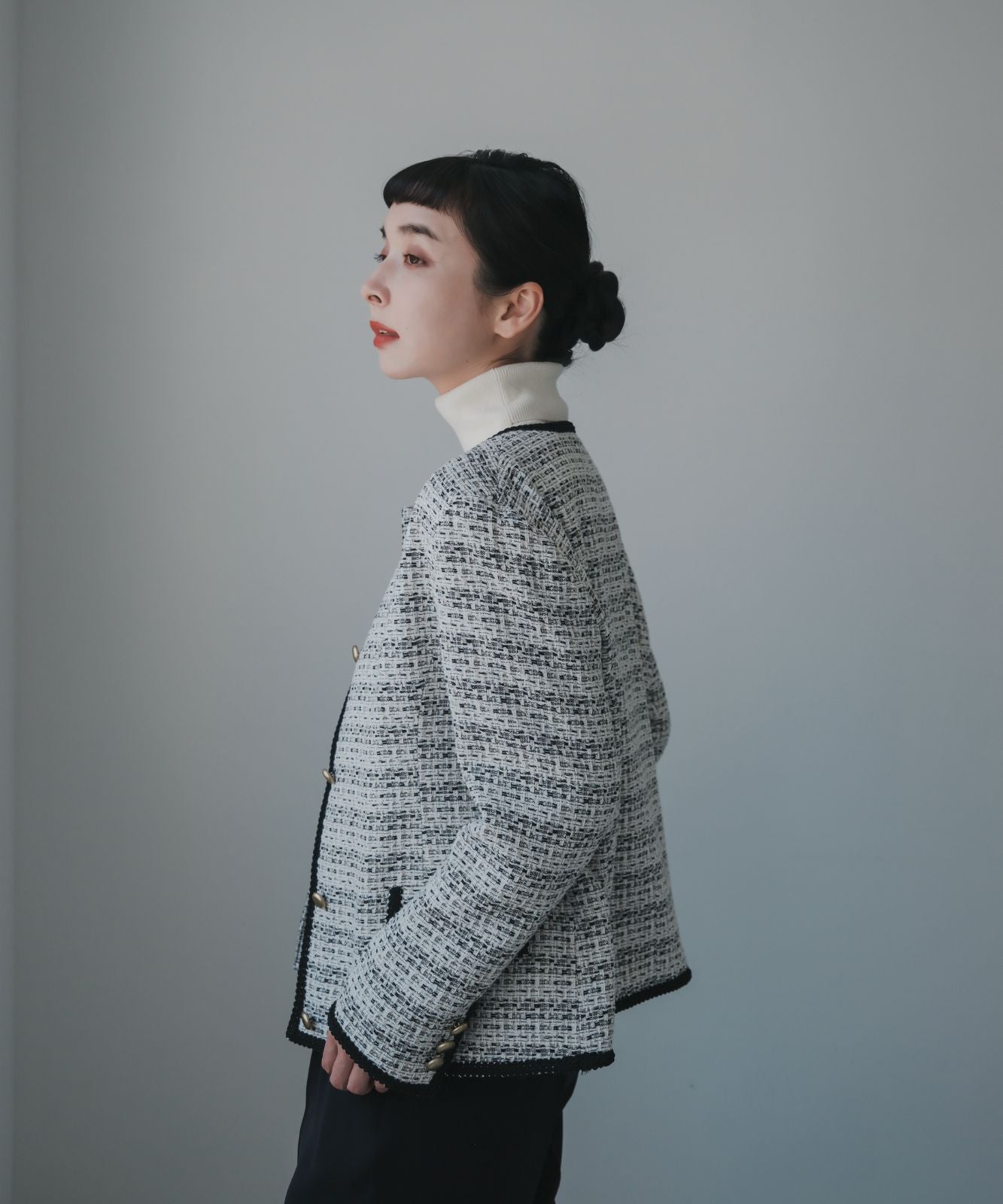 ≪予約販売≫pripela tweed jacket(プリペラツイードジャケット)≪2023年8月23日19:00販売開始≫≪2023年12月下旬発送予定≫