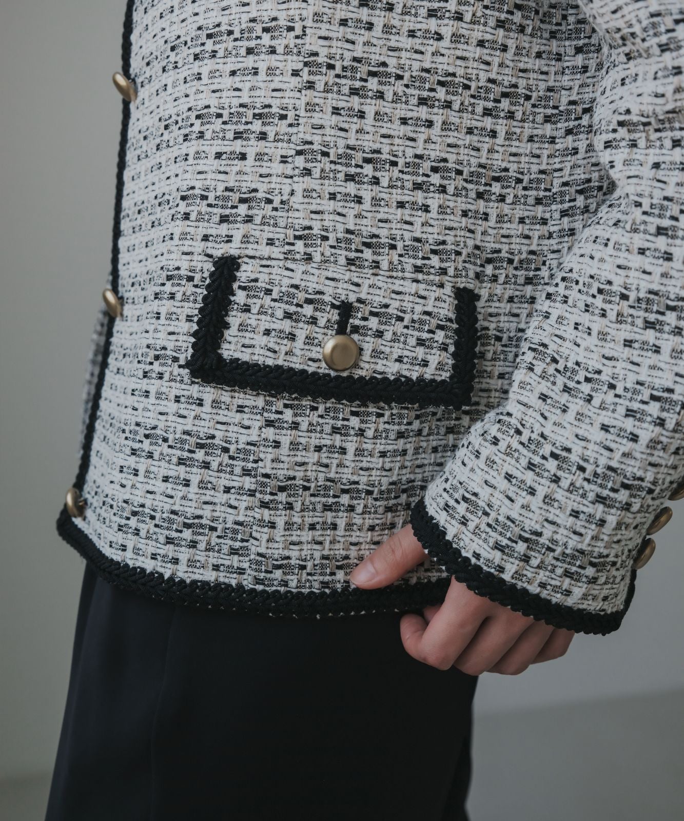 ≪予約販売≫pripela tweed jacket(プリペラツイードジャケット)≪2023年8月23日19:00販売開始≫≪2023年12月下旬発送予定≫