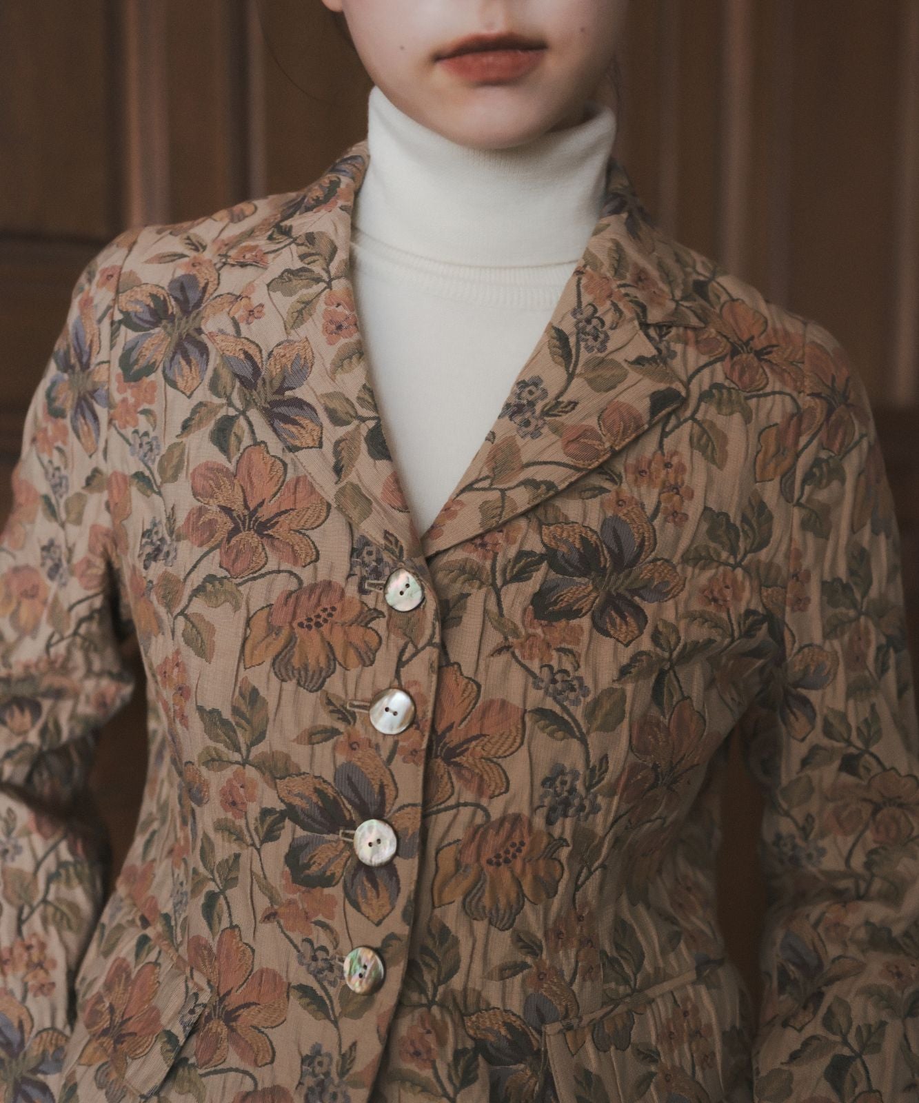 ≪予約販売≫foufou jacquard jacket #01 "viatic"(ジャカードジャケット #01 )≪2023年9月27日15:00販売開始≫≪2024年1月上旬以降発送予定≫