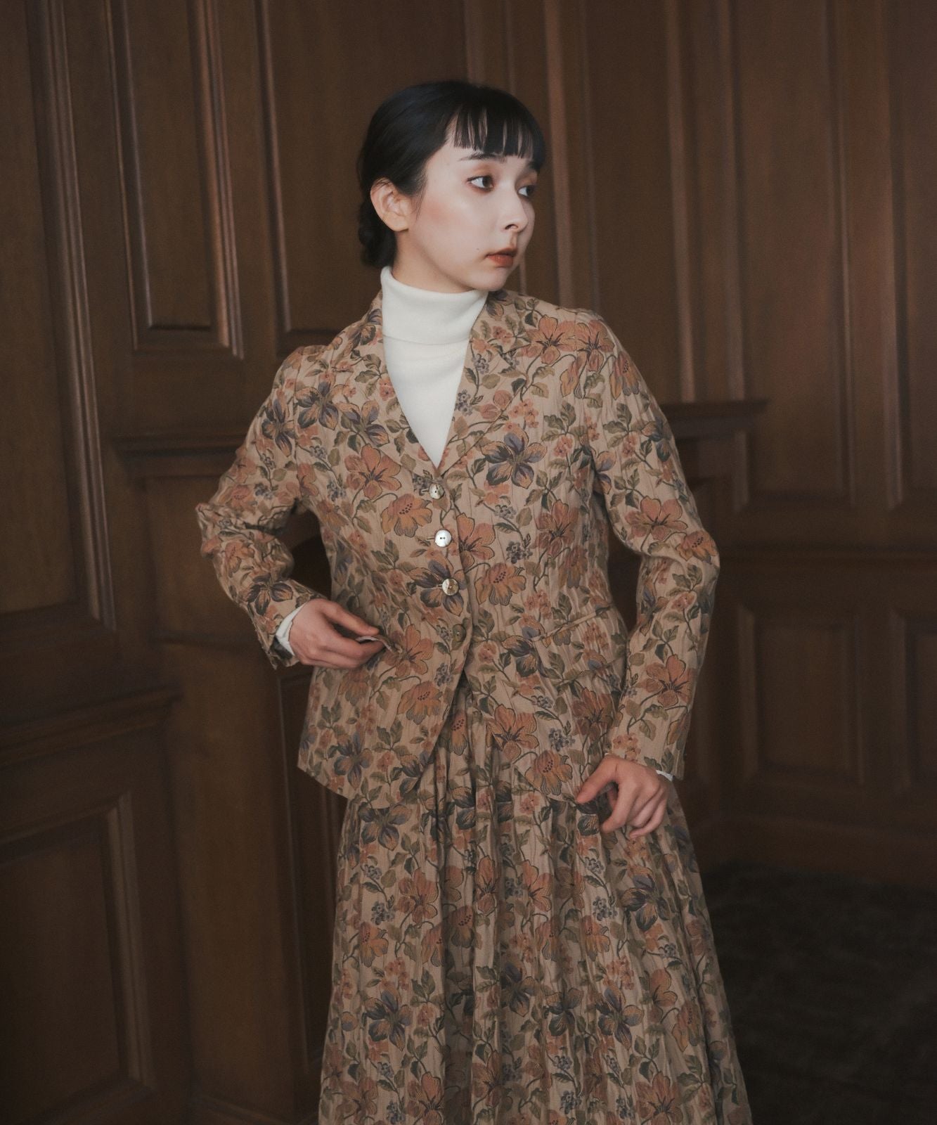 ≪予約販売≫foufou jacquard jacket #01 "viatic"(ジャカードジャケット #01 )≪2023年9月27日15:00販売開始≫≪2024年1月上旬以降発送予定≫