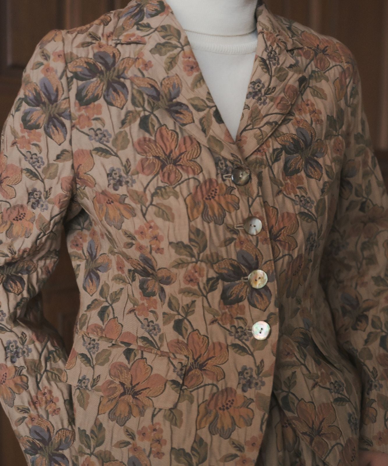 ≪予約販売≫foufou jacquard jacket #01 "viatic"(ジャカードジャケット #01 )≪2023年9月27日15:00販売開始≫≪2024年1月上旬以降発送予定≫