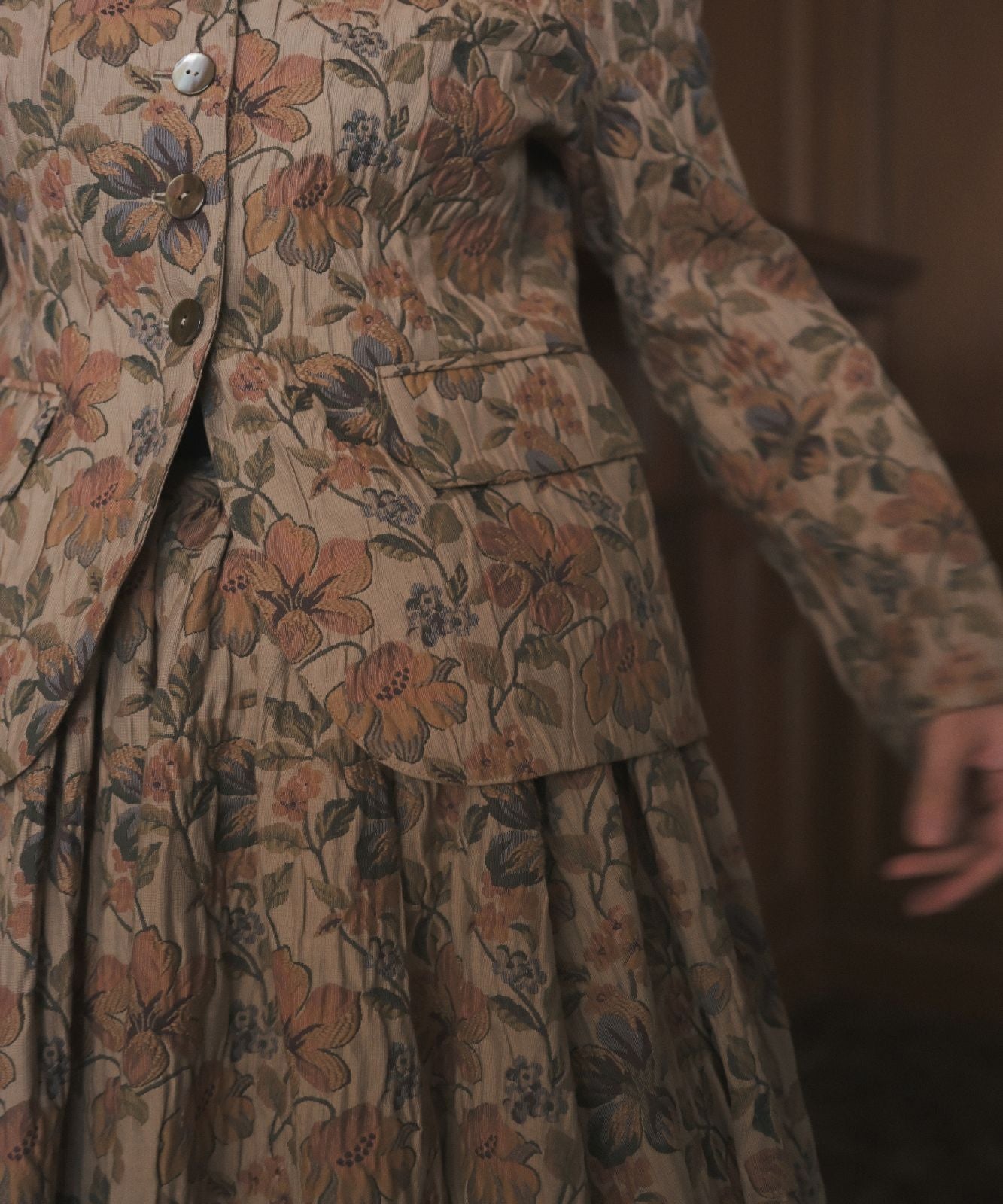 ≪予約販売≫foufou jacquard jacket #01 "viatic"(ジャカードジャケット #01 )≪2023年9月27日15:00販売開始≫≪2024年1月上旬以降発送予定≫