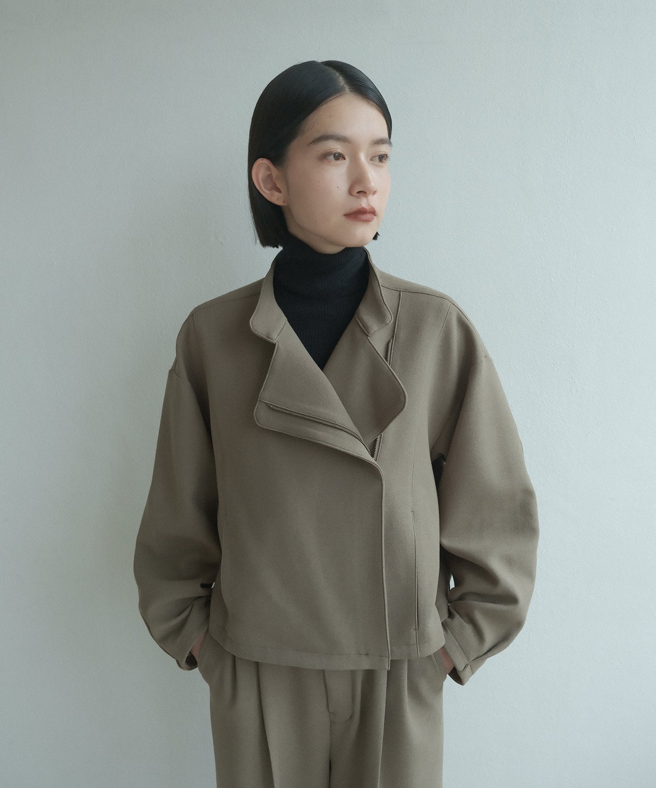 ≪予約販売≫double fold riders jacket(ダブルフォールド ライダースジャケット)≪2023年8月16日19:00販売開始≫≪2023年10月下旬発送予定≫