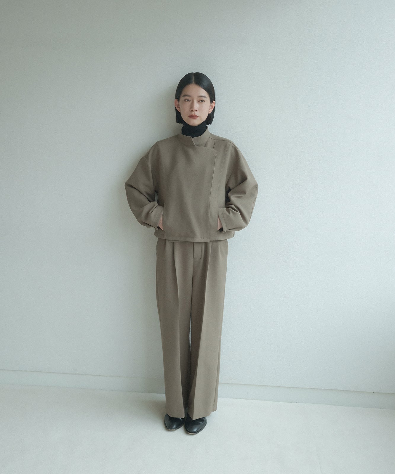 ≪予約販売≫double fold riders jacket(ダブルフォールド ライダースジャケット)≪2023年8月16日19:00販売開始≫≪2023年10月下旬発送予定≫