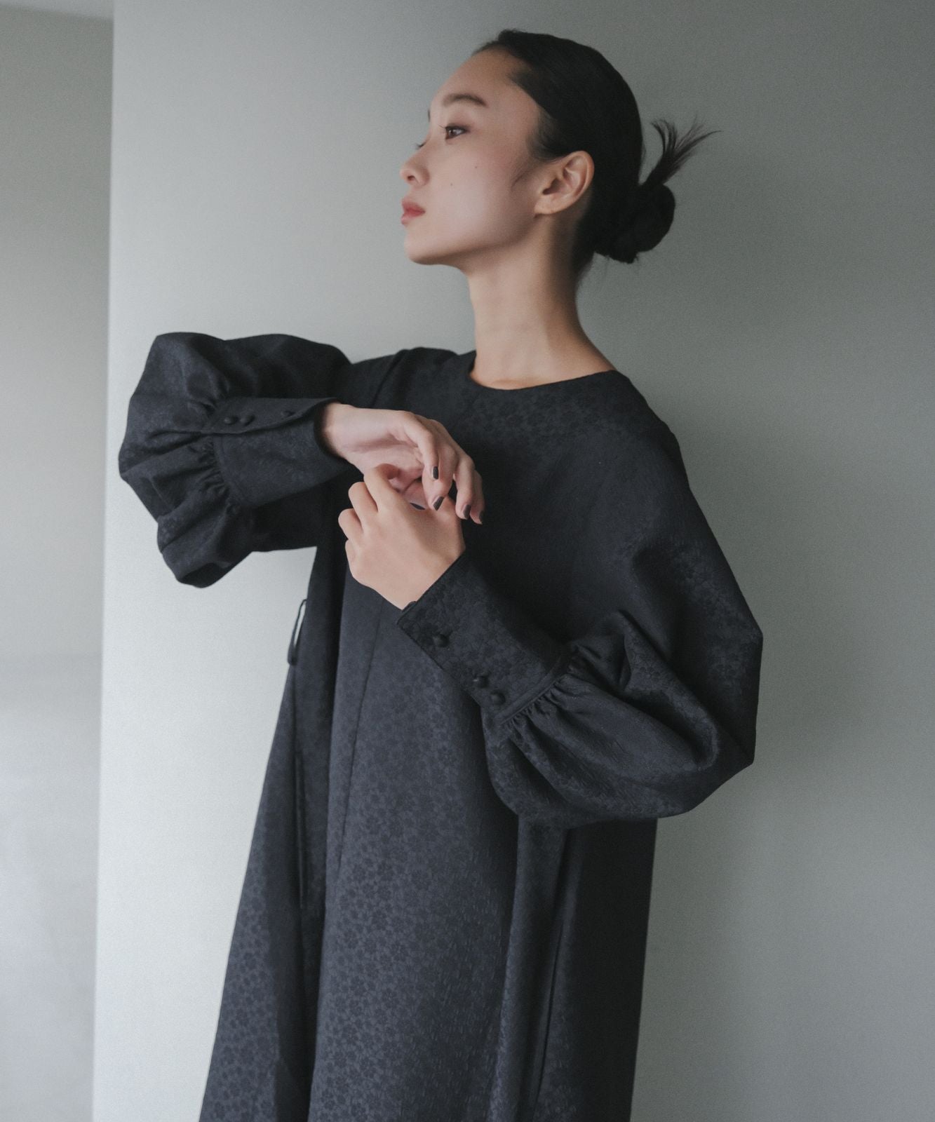 ≪予約販売≫【THE DRESS #48】lame jacquard flare onepiece(ラメジャカードフレアワンピース)≪2023年8月28日15:00販売開始≫≪2023年11月上旬発送予定≫