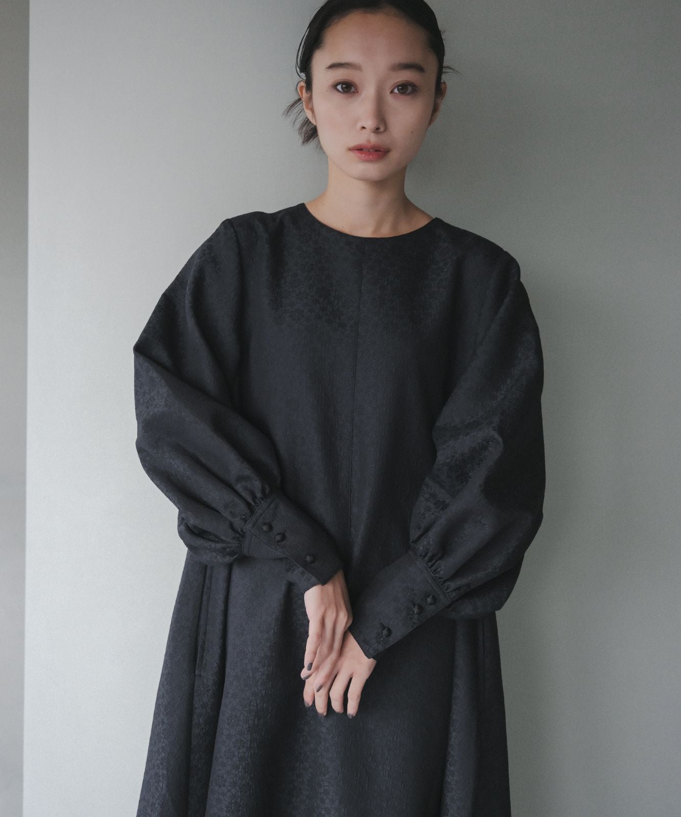 ≪予約販売≫【THE DRESS #48】lame jacquard flare onepiece(ラメジャカードフレアワンピース)≪2023年8月28日15:00販売開始≫≪2023年11月上旬発送予定≫