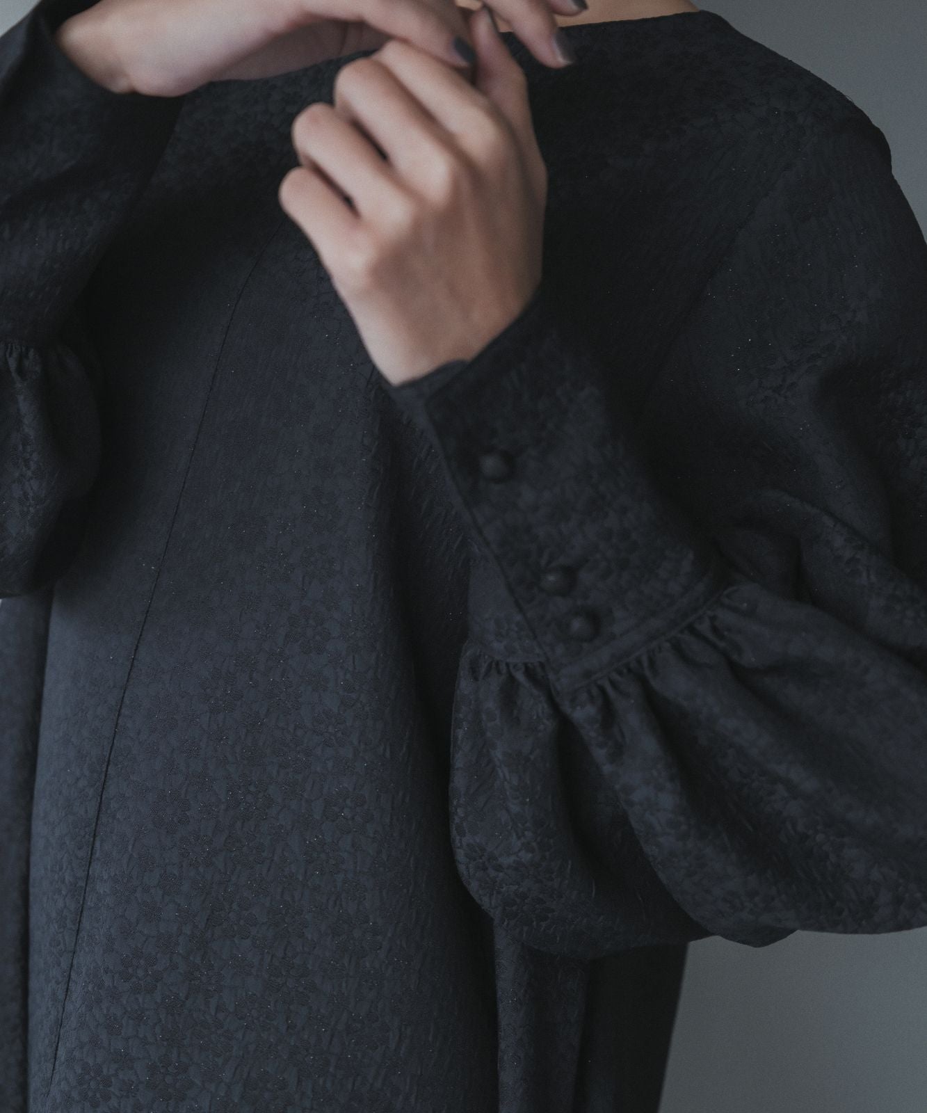 ≪予約販売≫【THE DRESS #48】lame jacquard flare onepiece(ラメジャカードフレアワンピース)≪2023年8月28日15:00販売開始≫≪2023年11月上旬発送予定≫