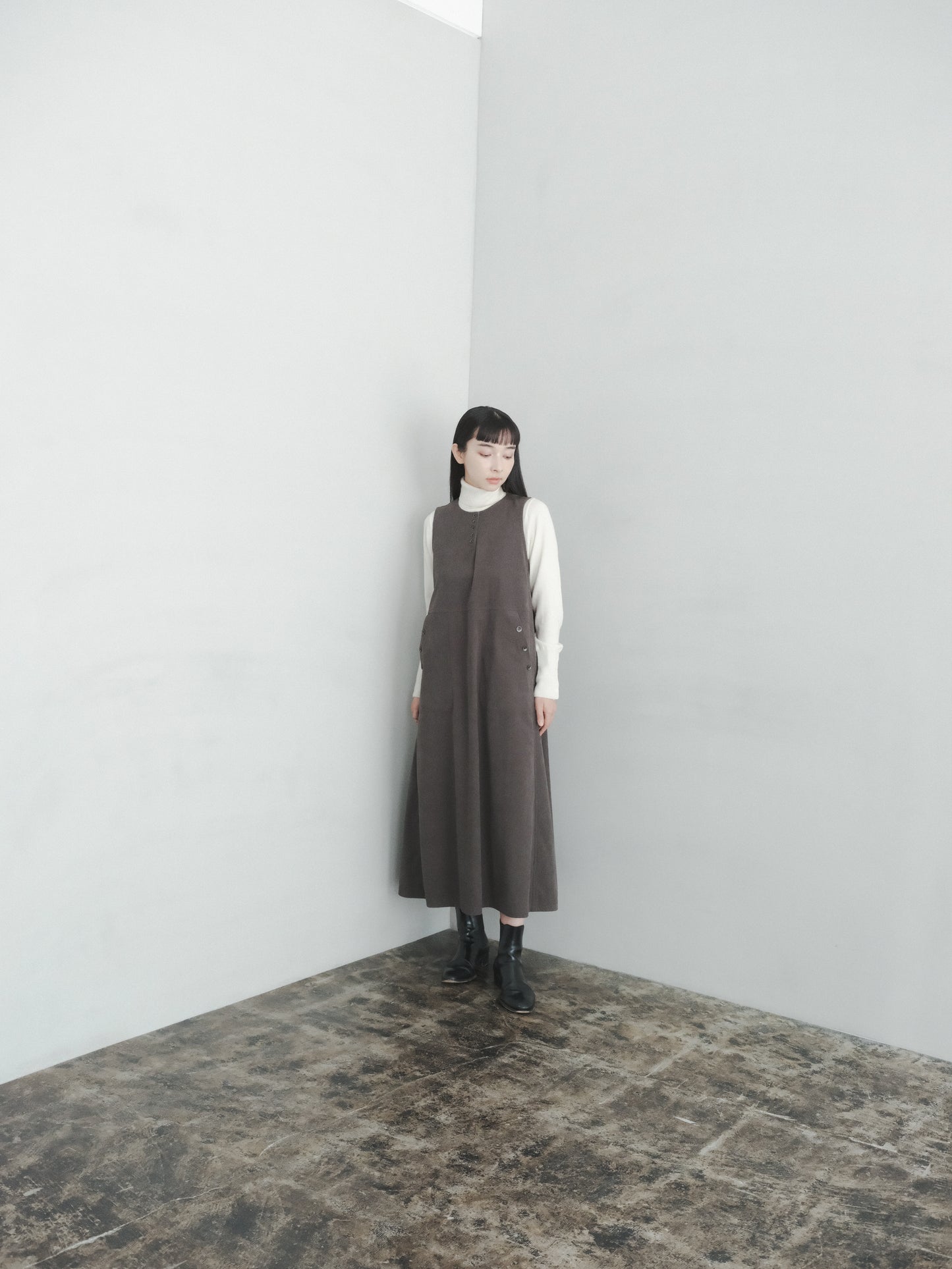 ≪予約販売≫corduroy jumper skirt(コーデュロイジャンパースカート)≪2023年9月4日15:00販売開始≫≪2023年11月下旬発送予定≫