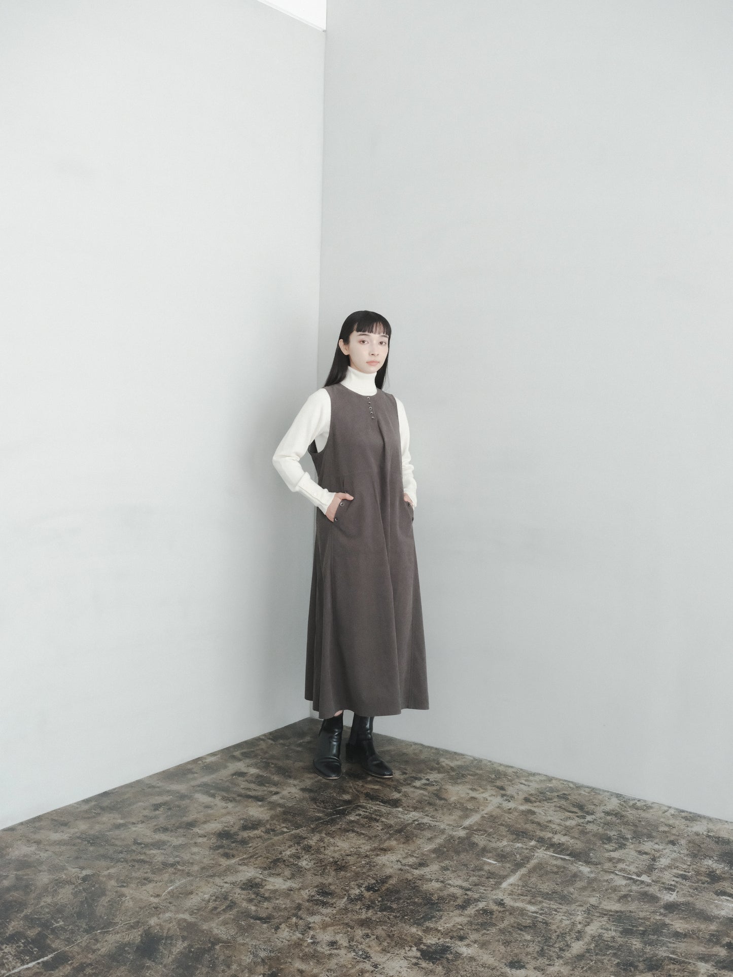 ≪予約販売≫corduroy jumper skirt(コーデュロイジャンパースカート)≪2023年9月4日15:00販売開始≫≪2023年11月下旬発送予定≫