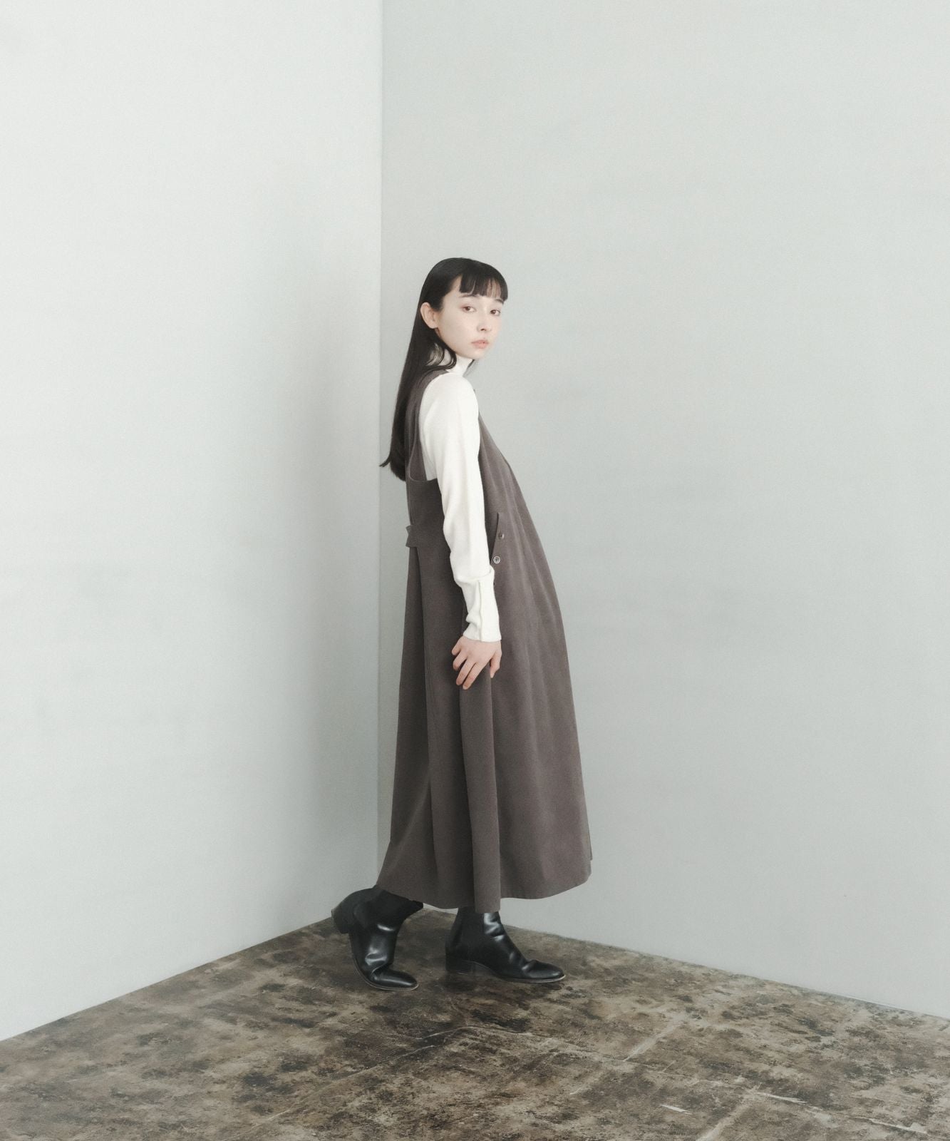 ≪通常販売≫corduroy jumper skirt(コーデュロイジャンパースカート)