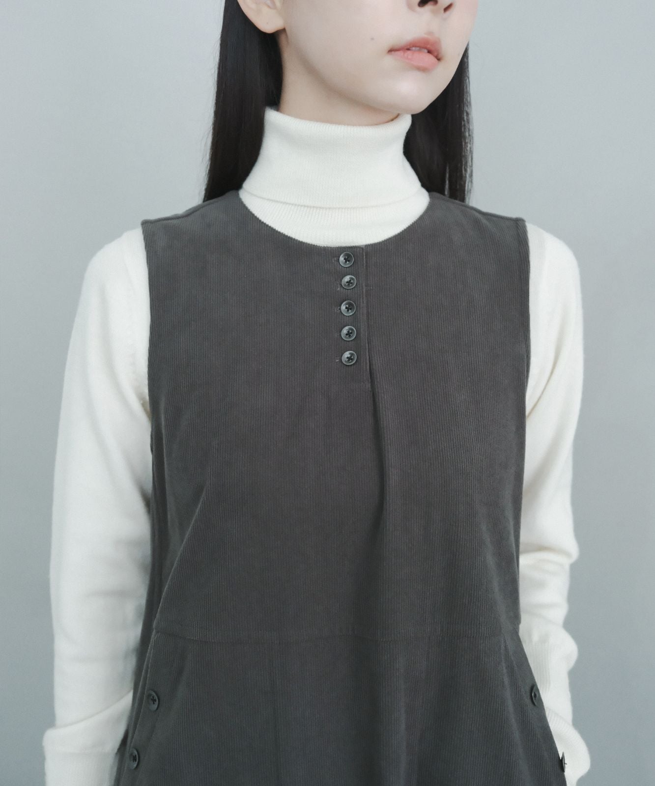 ≪通常販売≫corduroy jumper skirt(コーデュロイジャンパースカート)
