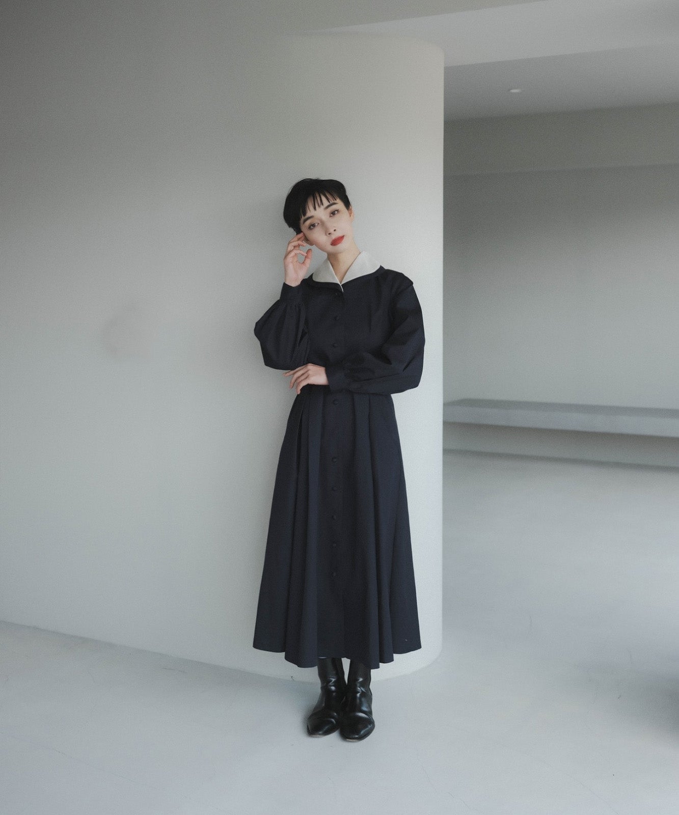 ≪予約販売≫double coller retro onepiece(ダブルカラーレトロワンピース)≪2023年6月21日21:00販売開始≫≪2023年9月上旬発送予定≫