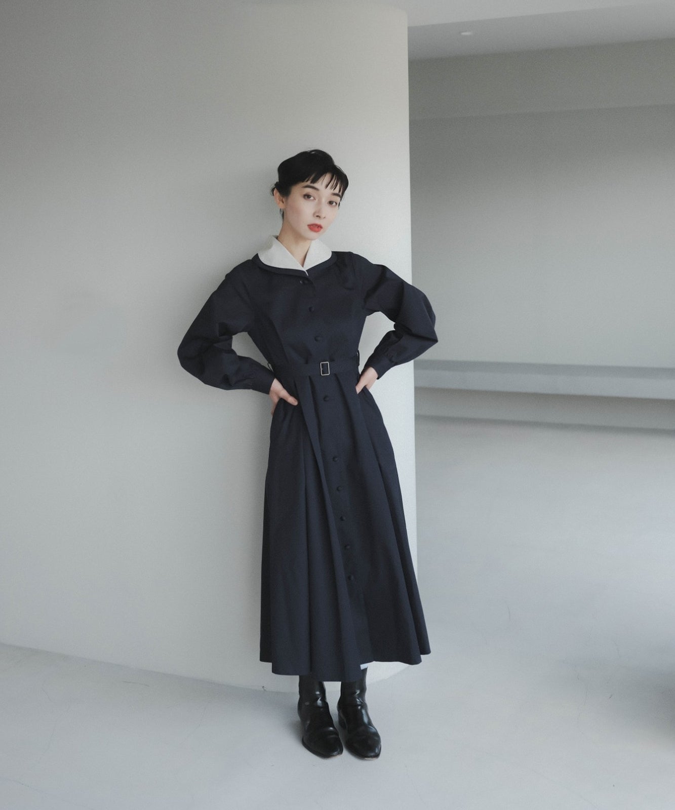 ≪予約販売≫double coller retro onepiece(ダブルカラーレトロワンピース)≪2023年6月21日21:00販売開始≫≪2023年9月上旬発送予定≫