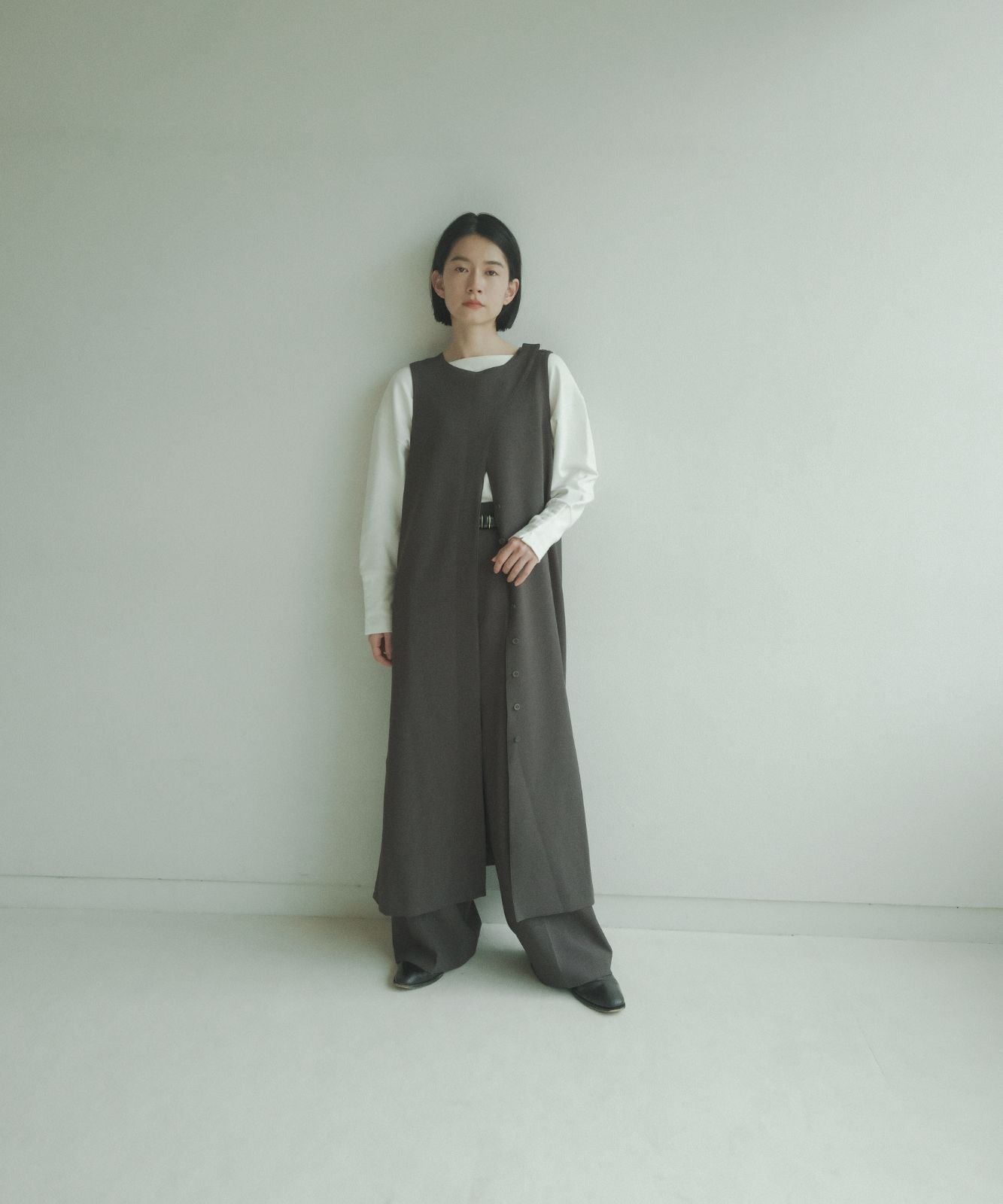 ≪予約販売≫melange long gilet(メランジロングジレ)≪2023年8月21日19:00販売開始≫≪2023年11月上旬発送予定≫