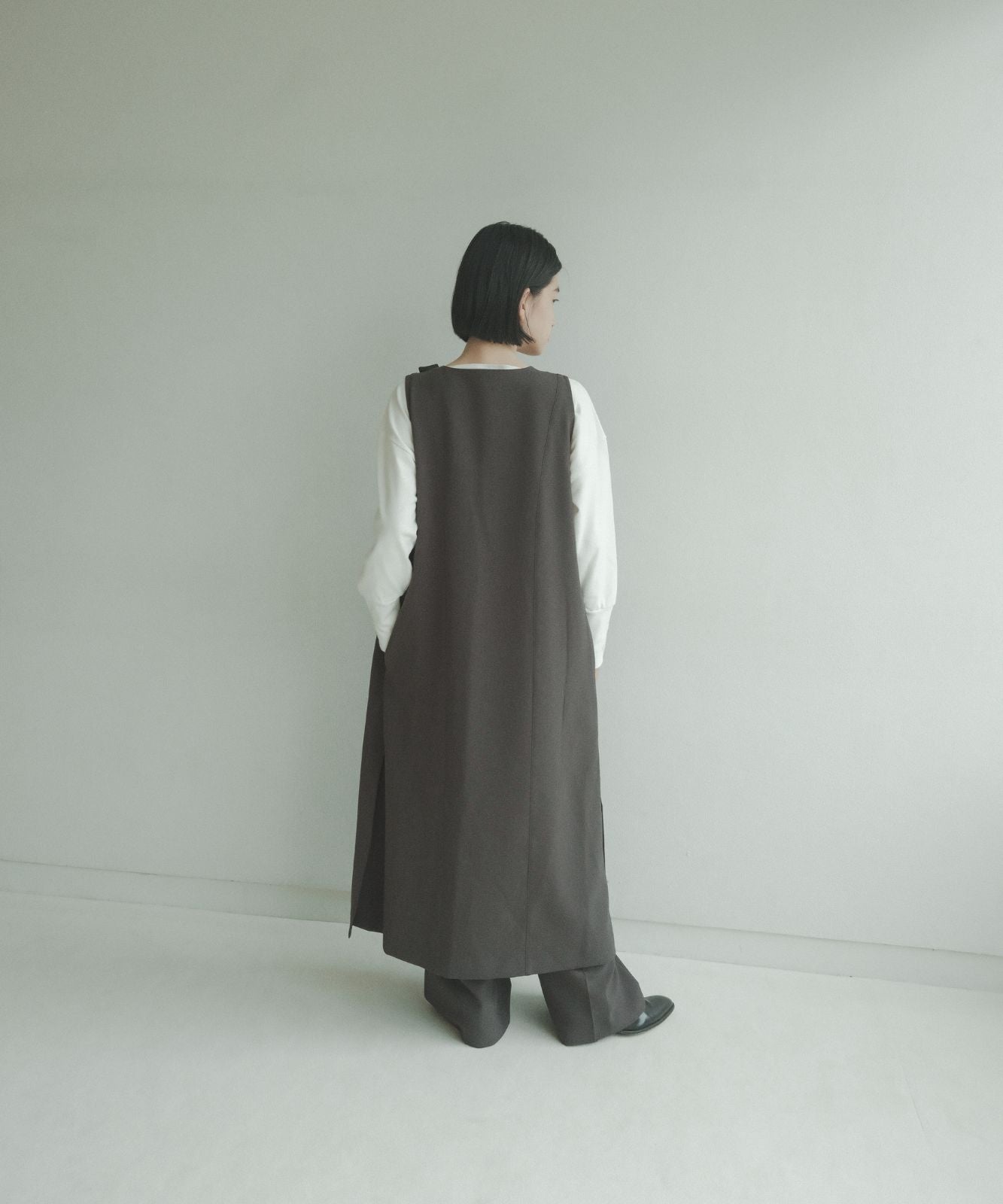 ≪予約販売≫melange long gilet(メランジロングジレ)≪2023年8月21日19:00販売開始≫≪2023年11月上旬発送予定≫