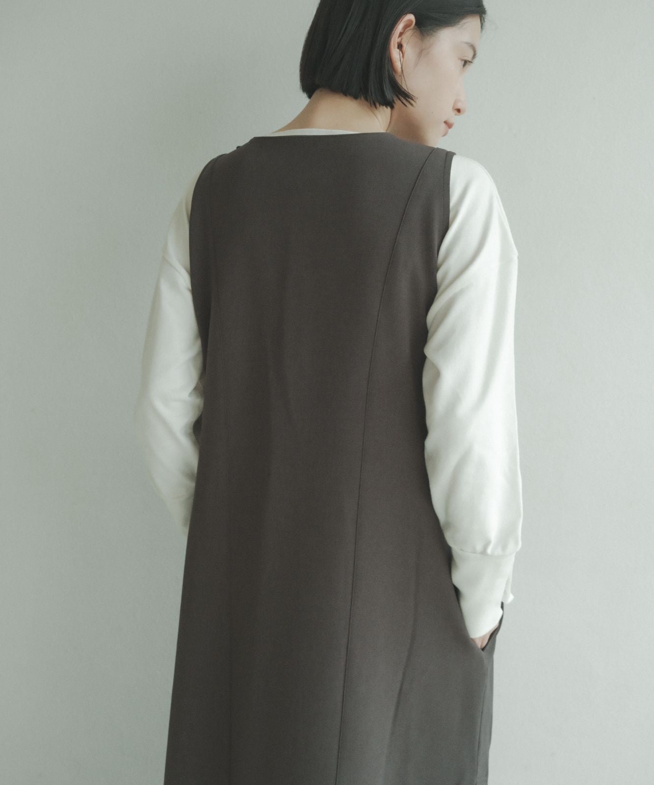 ≪予約販売≫melange long gilet(メランジロングジレ)≪2023年8月21日19:00販売開始≫≪2023年11月上旬発送予定≫