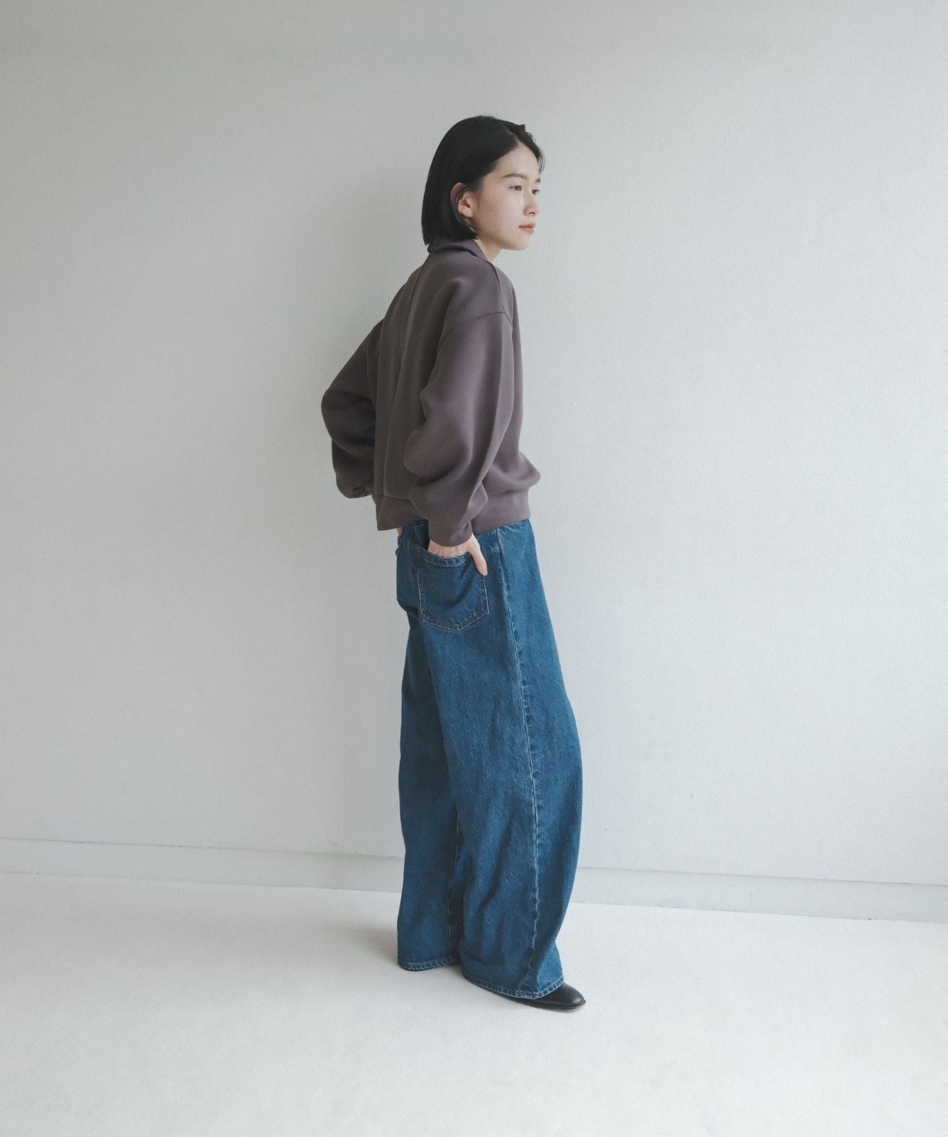 ≪在庫販売≫shirts collar sweat(シャツカラースウェット)≪2023年11月22日15:00販売開始≫