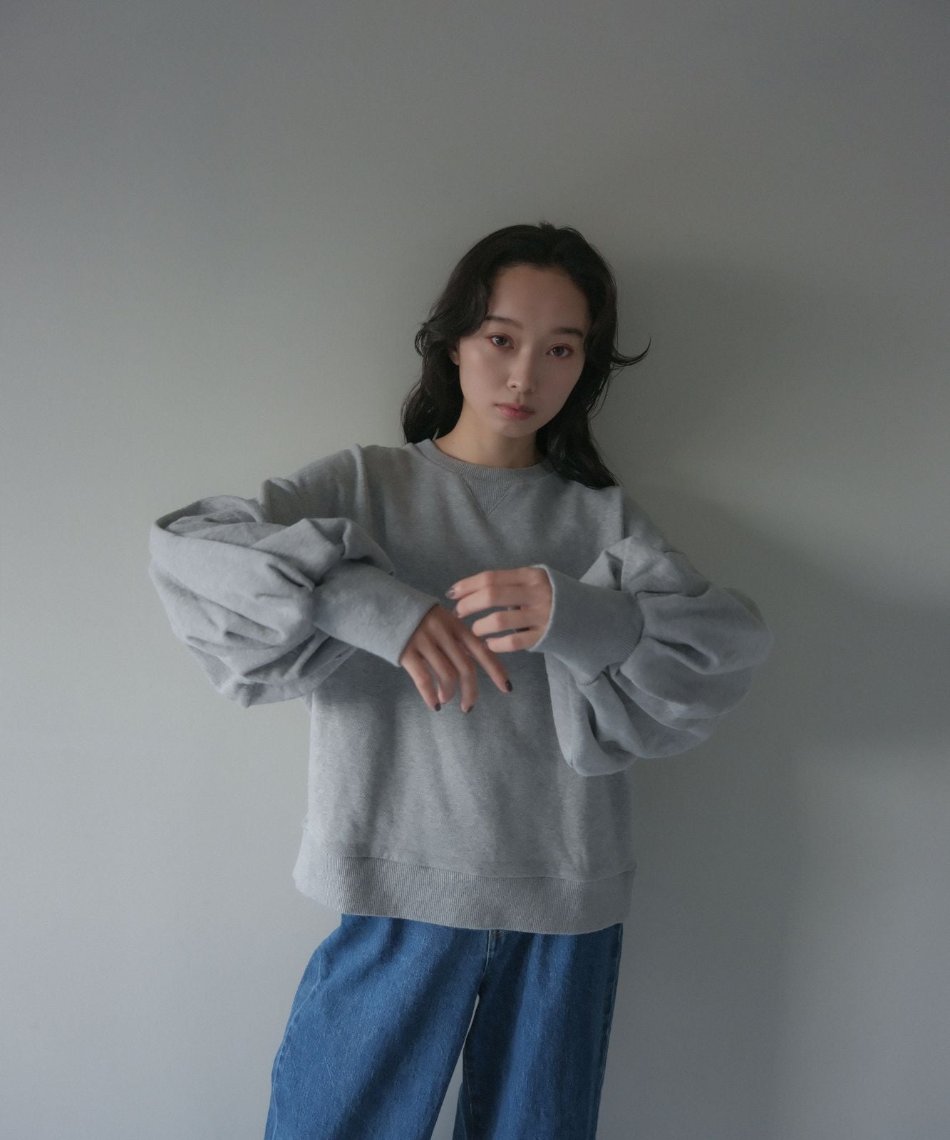 ≪在庫販売≫sode powan sweat (袖ぽわんスウェット)≪2023年11月8日15:00販売開始≫