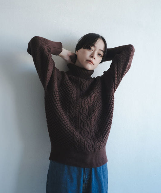 ≪通常販売≫chunky turtle neck sweater(チャンキータートルネックセーター)