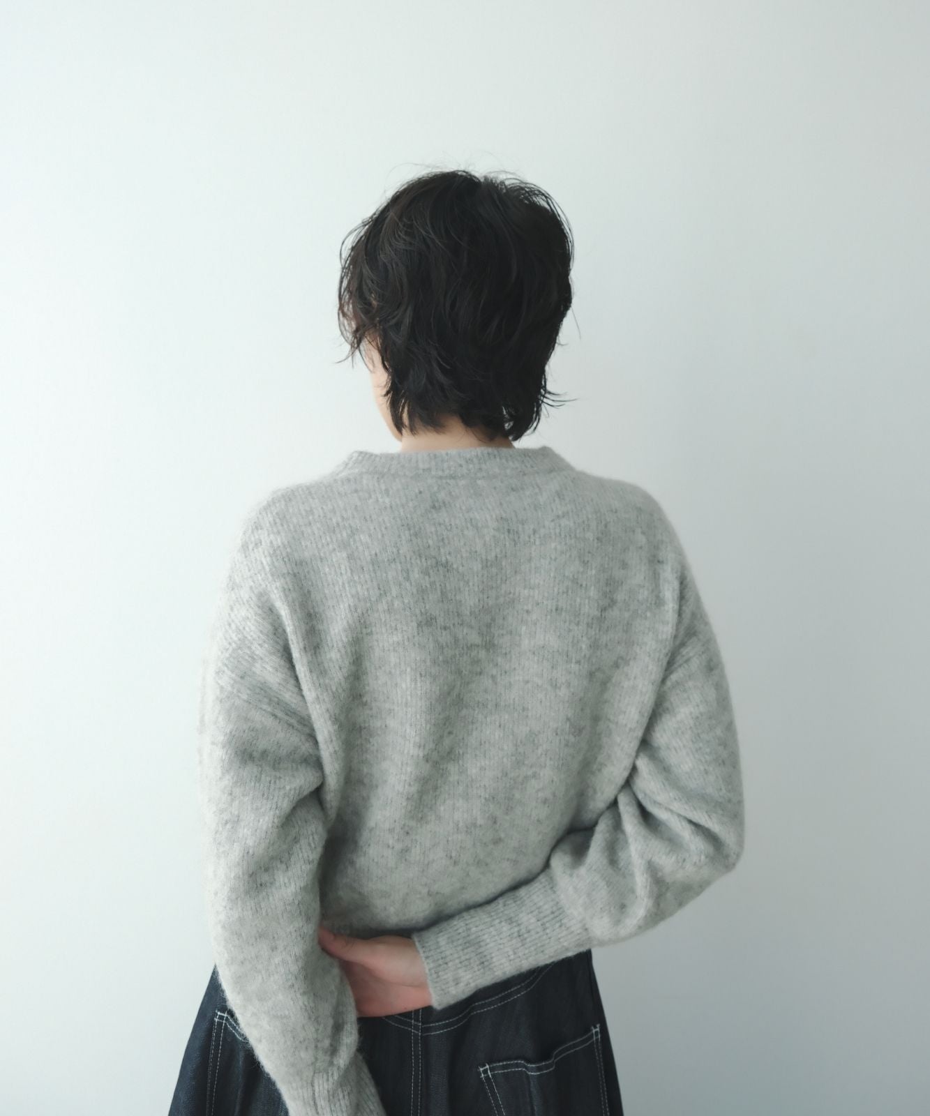 ≪通常販売≫MOFMOF mohair sweater(モフモフモヘアセーター)